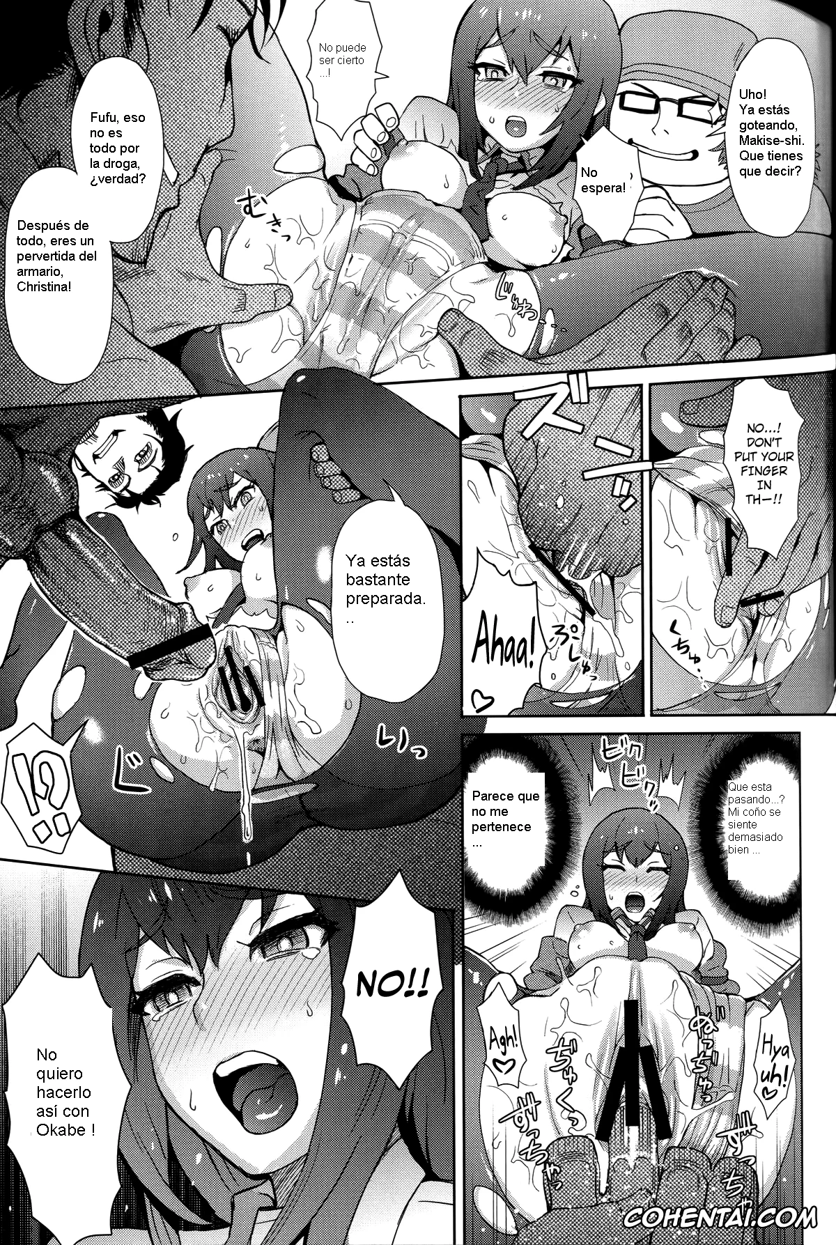 Steins;Gate hentai, Faris Nyannyan hentai, Itaru Hashida | Daru hentai, Kurisu Makise hentai, Mayuri Shiina hentai, Moeka Kiryuu hentai, Rintarou Okabe | Okarin hentai, Suzuha Amane hentai, Heikou Uchuu no Mad Scientist (Steins;Gate), pagina 18
