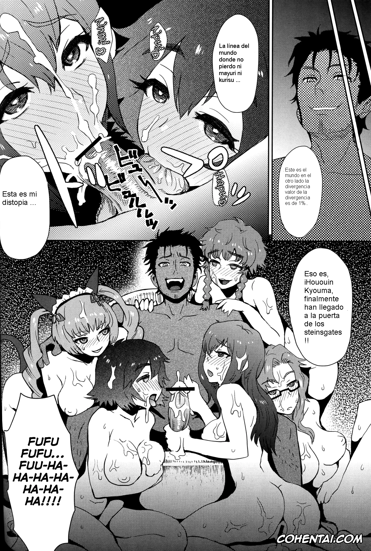 Steins;Gate porno, Faris Nyannyan porno, Itaru Hashida | Daru porno, Kurisu Makise porno, Mayuri Shiina porno, Moeka Kiryuu porno, Rintarou Okabe | Okarin porno, Suzuha Amane porno, Heikou Uchuu no Mad Scientist (Steins;Gate), pagina 23