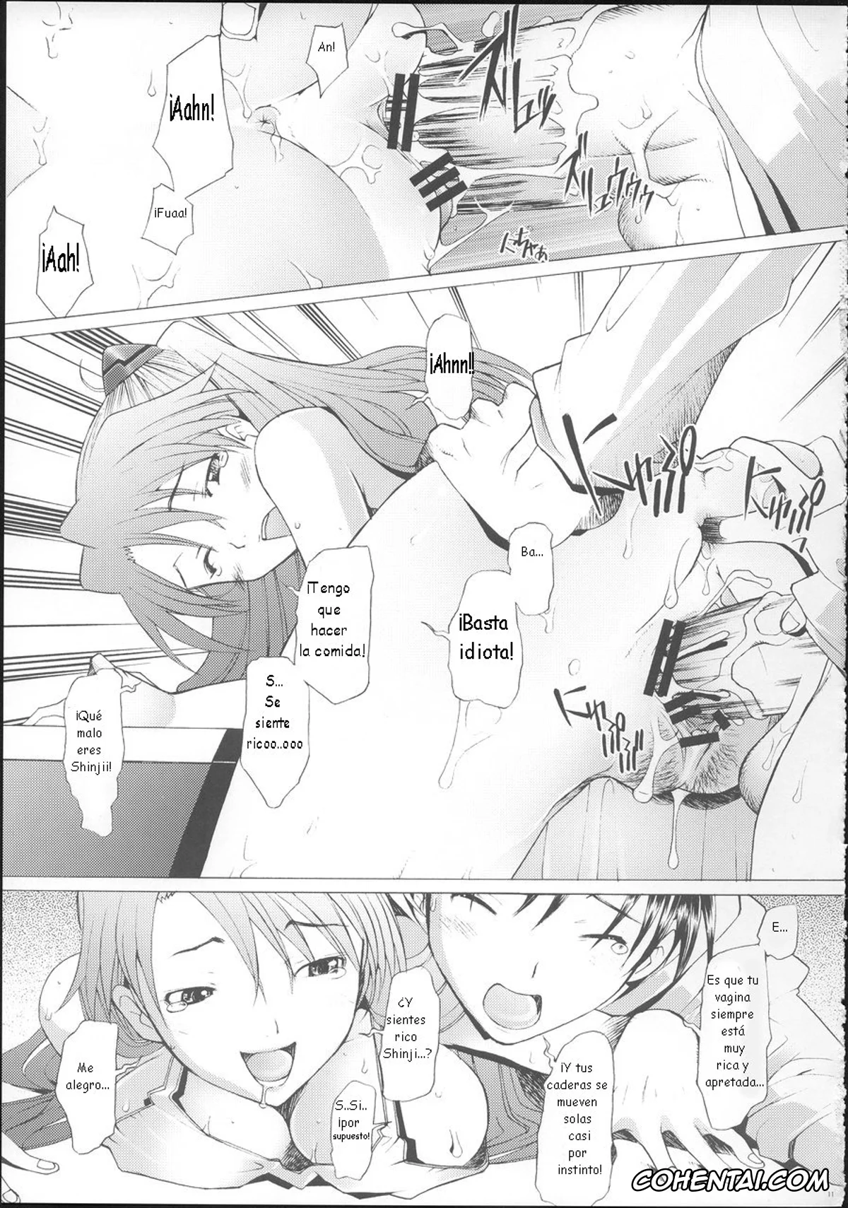Neon Genesis Evangelion porno, Asuka Langley Soryu porno, Shinji Ikari porno, More!2 (Neon Genesis Evangelion), pagina 8