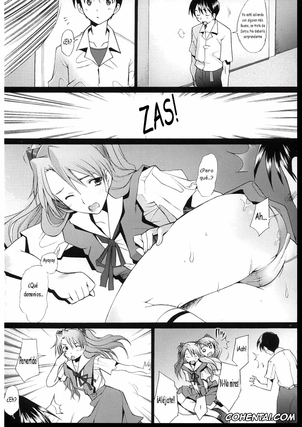 Neon Genesis Evangelion xxx, Asuka Langley Soryu xxx, Shinji Ikari xxx, More!3 (Neon Genesis Evangelion), pagina 4