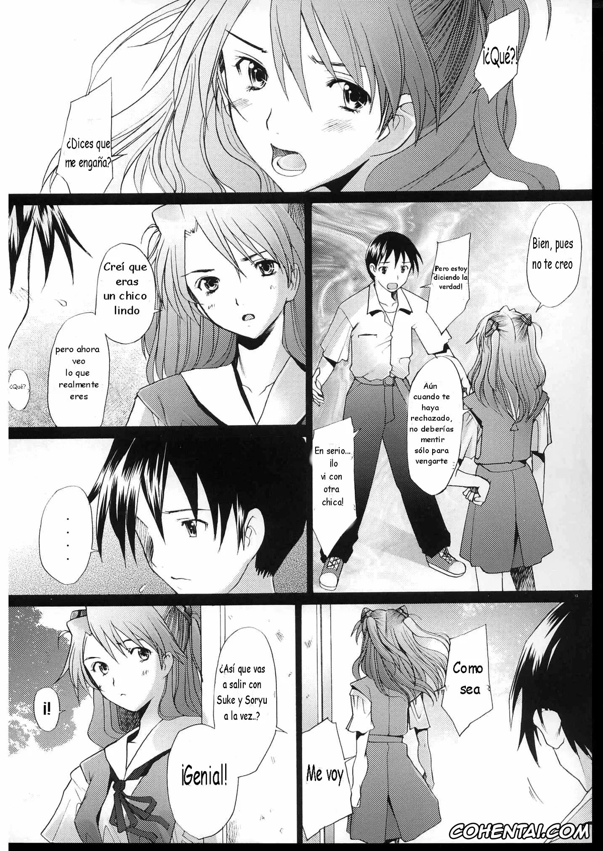 Neon Genesis Evangelion hentai, Asuka Langley Soryu hentai, Shinji Ikari hentai, More!3 (Neon Genesis Evangelion), pagina 12
