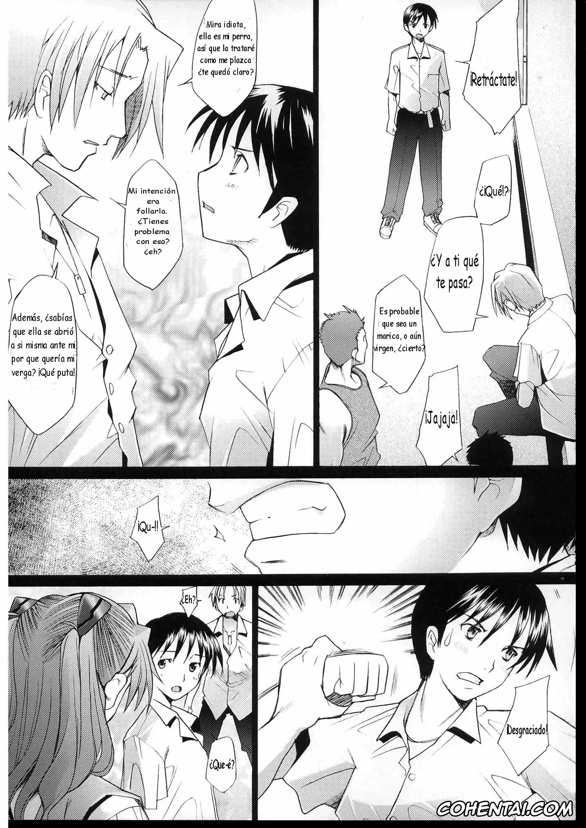 Neon Genesis Evangelion porno, Asuka Langley Soryu porno, Shinji Ikari porno, More!3 (Neon Genesis Evangelion), pagina 14