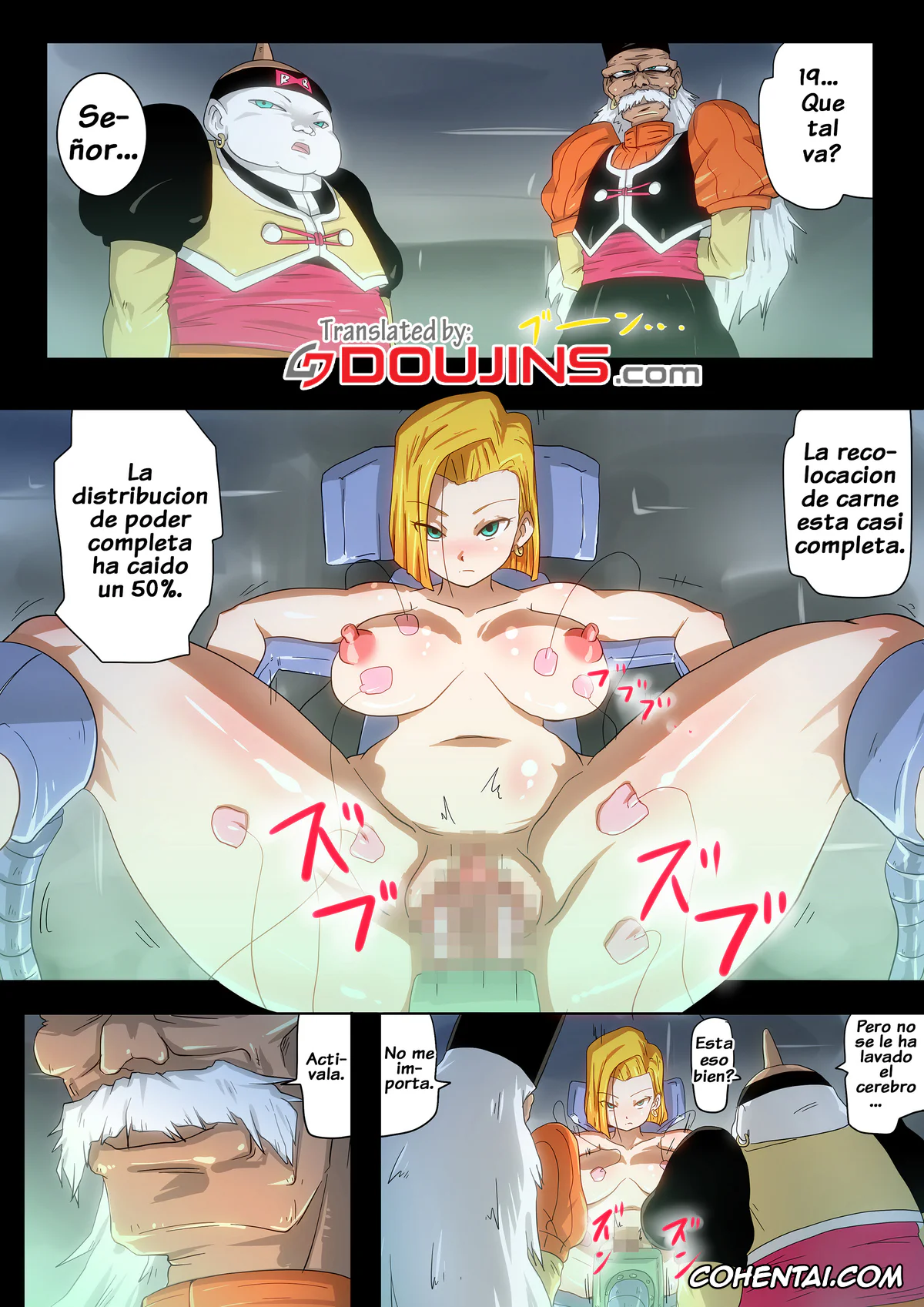 Dragon Ball Z porno, Android 17 porno, Android 18 porno, Android 19 porno, Dr. Gero porno, Krillin porno, Homunculus 18-gou Seitai Energy Kyuushuu Tokkagata Sai Chousei Jikken Kiroku (Dragon Ball Z), pagina 2