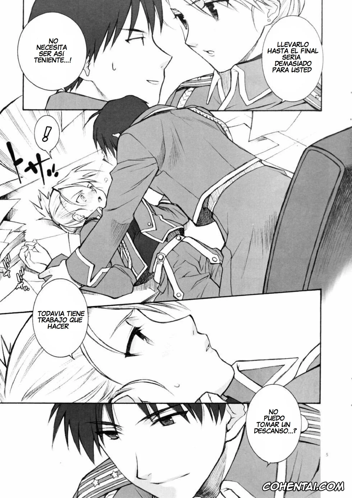 Fullmetal Alchemist | Hagane No Renkinjutsushi porno, Riza Hawkeye porno, Roy Mustang porno, Falling Rain (Fullmetal Alchemist), pagina 5