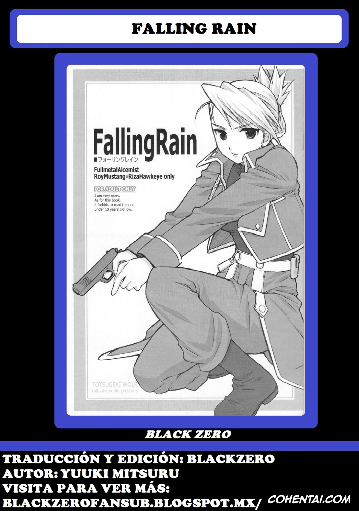 Fullmetal Alchemist | Hagane No Renkinjutsushi porno, Riza Hawkeye porno, Roy Mustang porno, Falling Rain (Fullmetal Alchemist), pagina 17