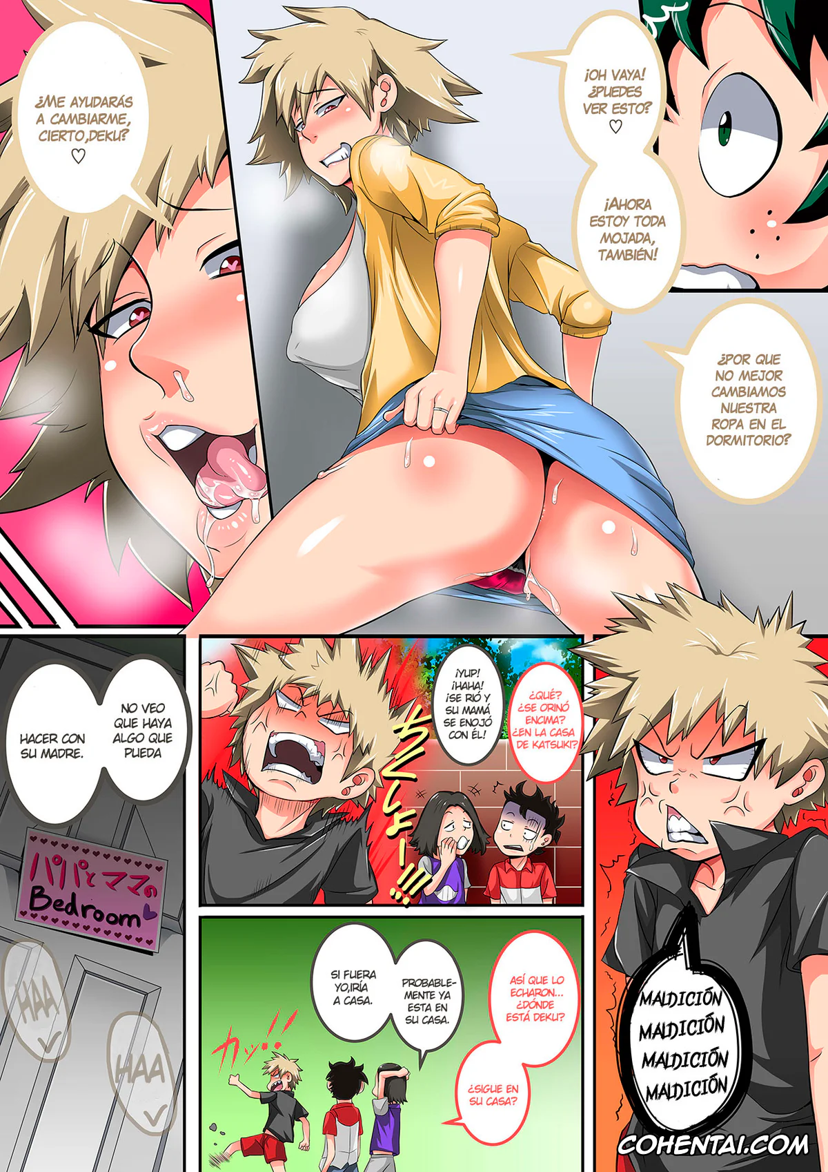 My Hero Academia | Boku No Hero Academia xxx, Izuku Midoriya xxx, Mitsuki Bakugou xxx, Boku no Harem Academia 02 wa: Kacchan ni wa Ienai Himitsu (Boku no Hero Academia), pagina 4