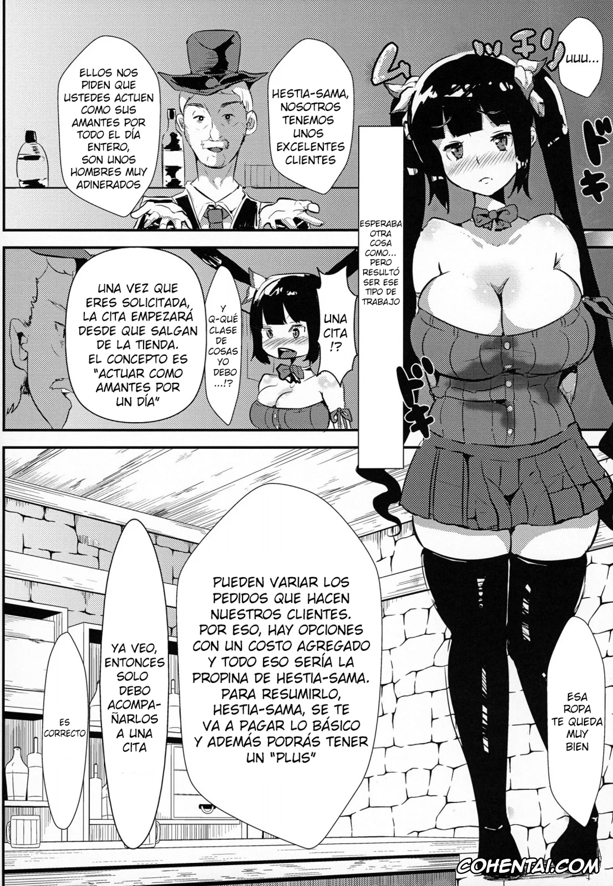 Dungeon ni Deai o Motomeru no wa Machigatteiru Darou ka hentai, Hestia hentai, Kamisama ga Seikatsu hi o kasegu Tame ni Ikenai Baito o suru no wa Machigatteiru Darou ka (Dungeon ni Deai o Motomeru no wa Machigatteiru Darou ka), pagina 6
