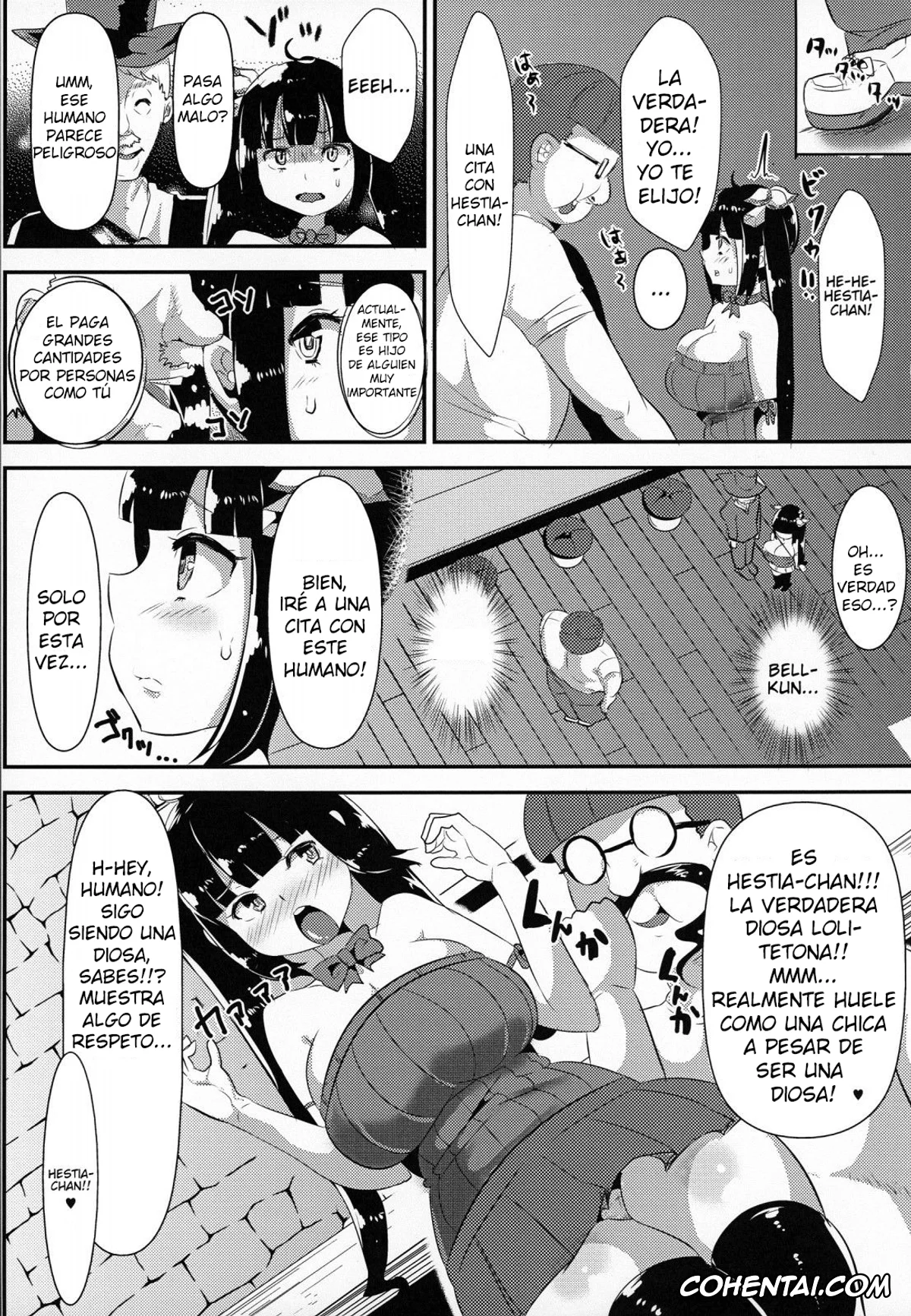 Dungeon ni Deai o Motomeru no wa Machigatteiru Darou ka porno, Hestia porno, Kamisama ga Seikatsu hi o kasegu Tame ni Ikenai Baito o suru no wa Machigatteiru Darou ka (Dungeon ni Deai o Motomeru no wa Machigatteiru Darou ka), pagina 8