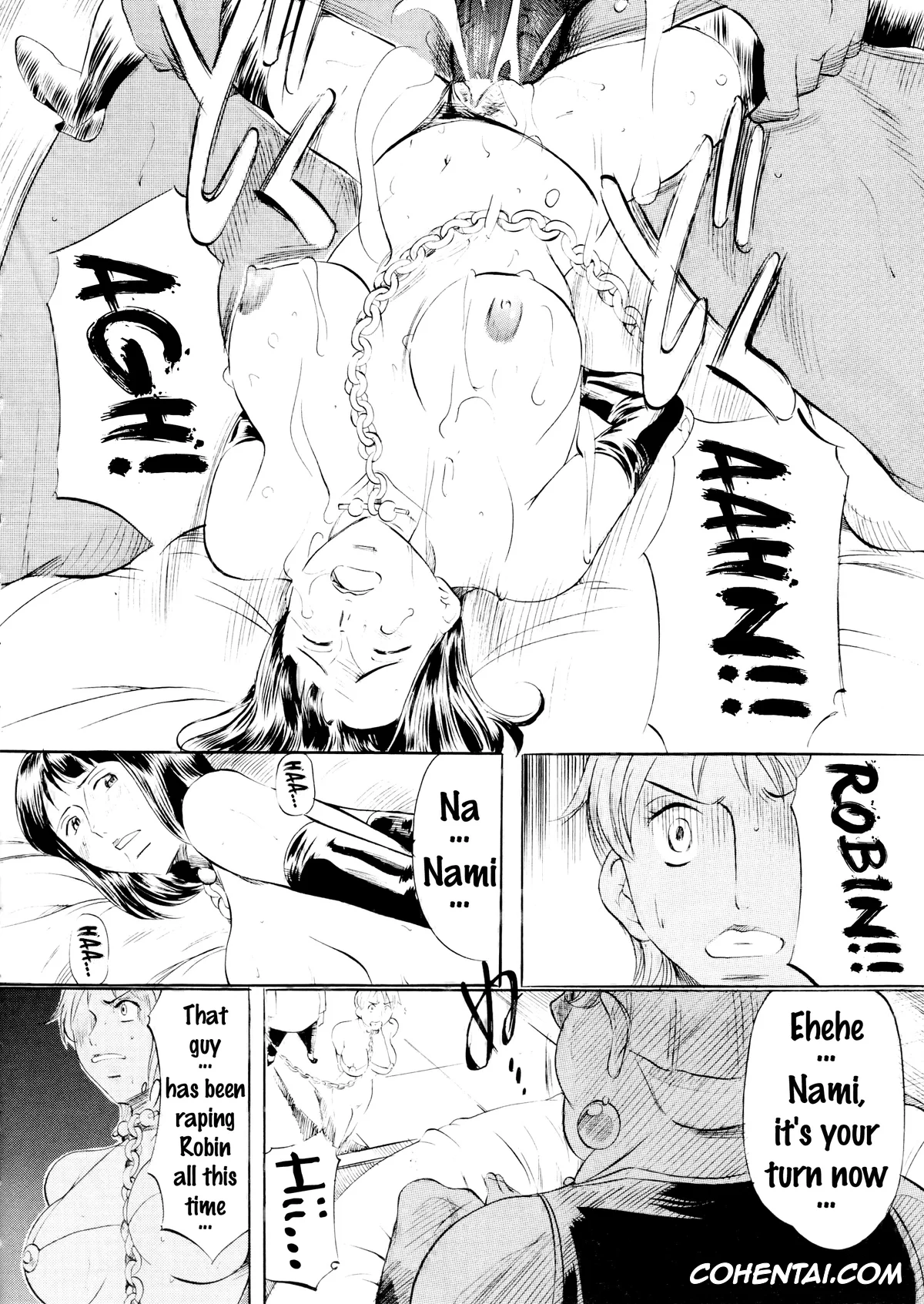 One Piece hentai, Nami hentai, Nico Robin hentai, PIECE OF GIRL’S (One Piece), pagina 9