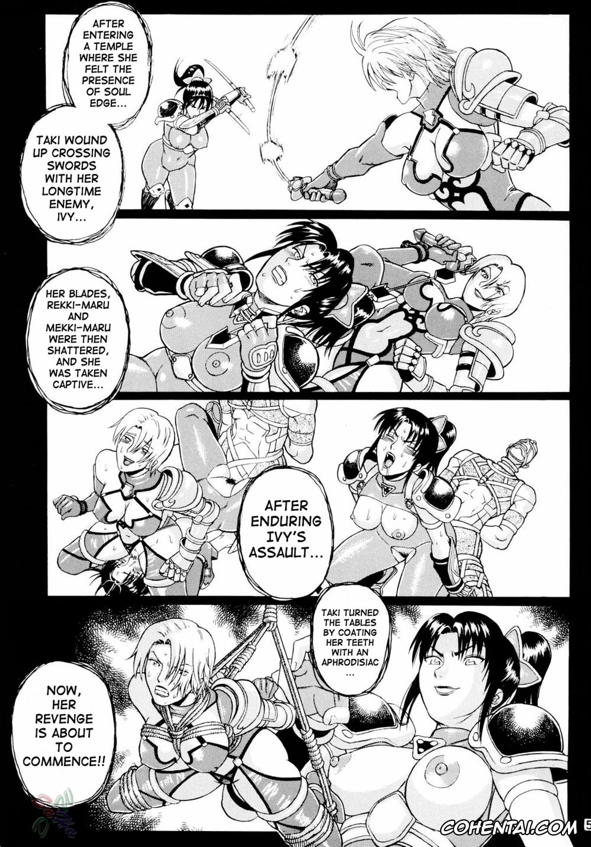 SoulCalibur xxx, Astaroth xxx, Ivy Valentine xxx, Taki xxx, Soul Impact Vol. 2 (SoulCalibur), pagina 4