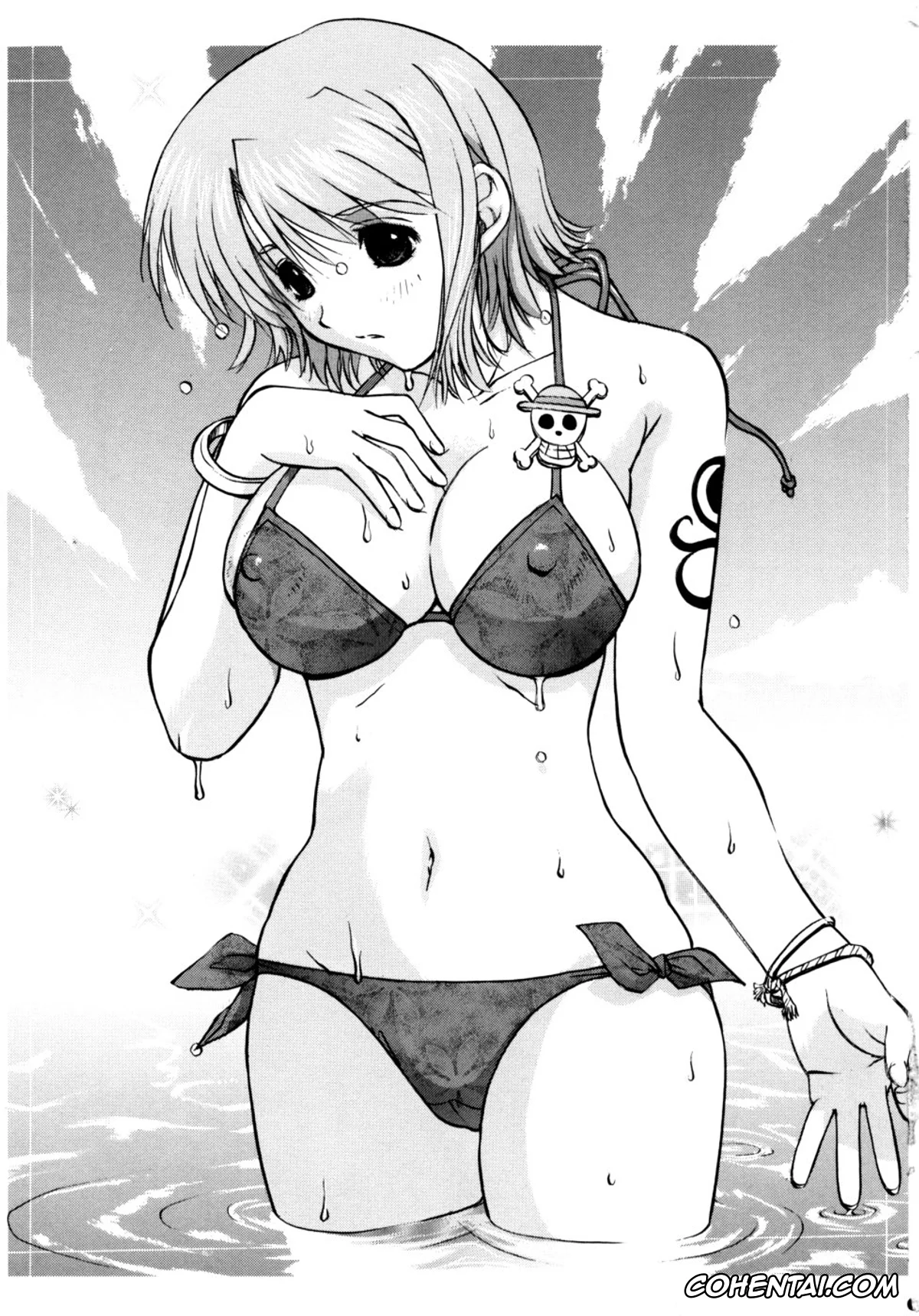 One Piece hentai, Nami hentai, Nami Nami de Ikuuuu!! (One Piece), pagina 3