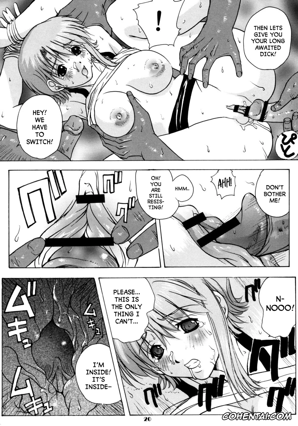 One Piece porno, Nami porno, Nami Nami de Ikuuuu!! (One Piece), pagina 20