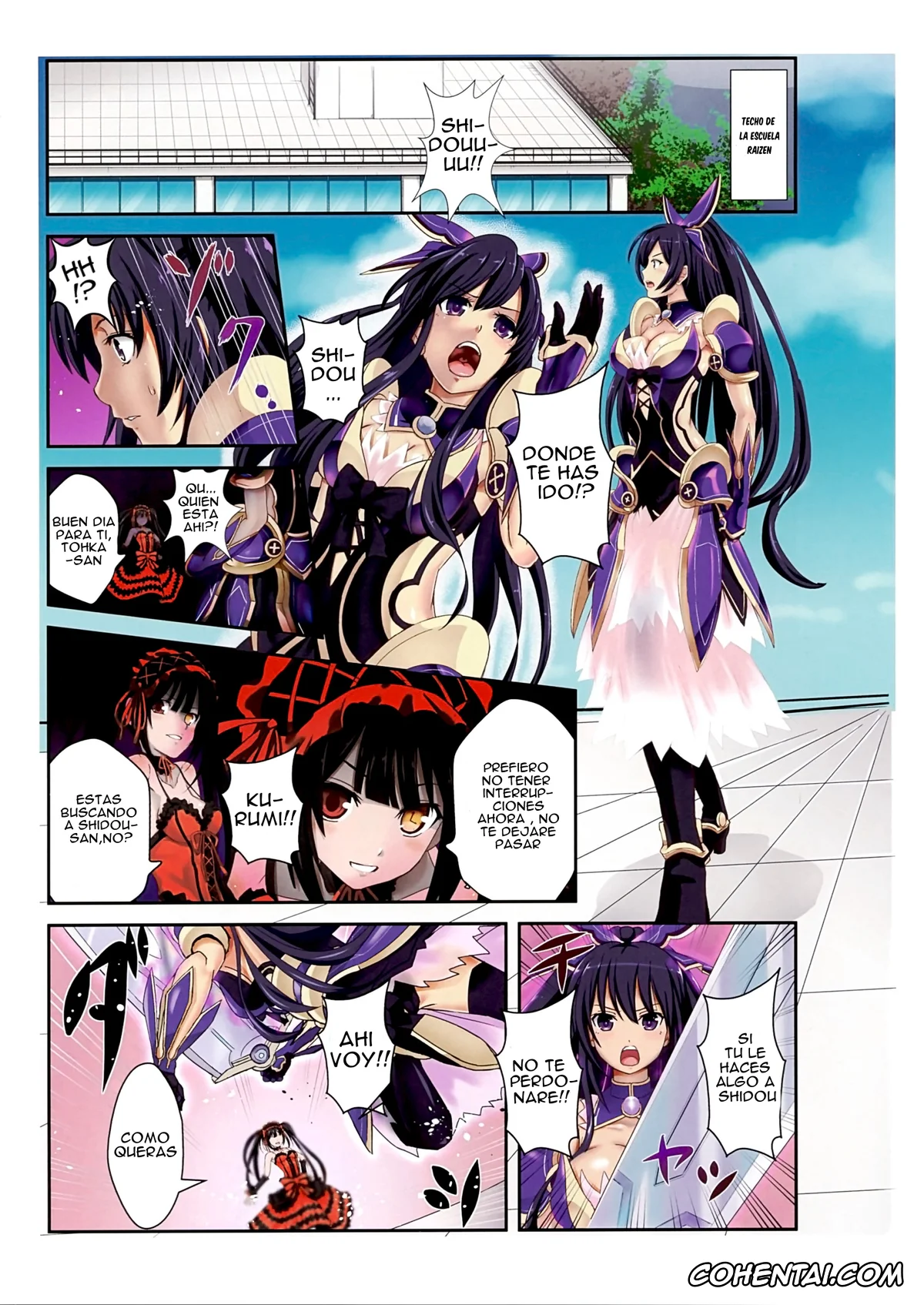 Date A Live porno, Tohka Yatogami porno, Tohka o Rape (Date A Live), pagina 2