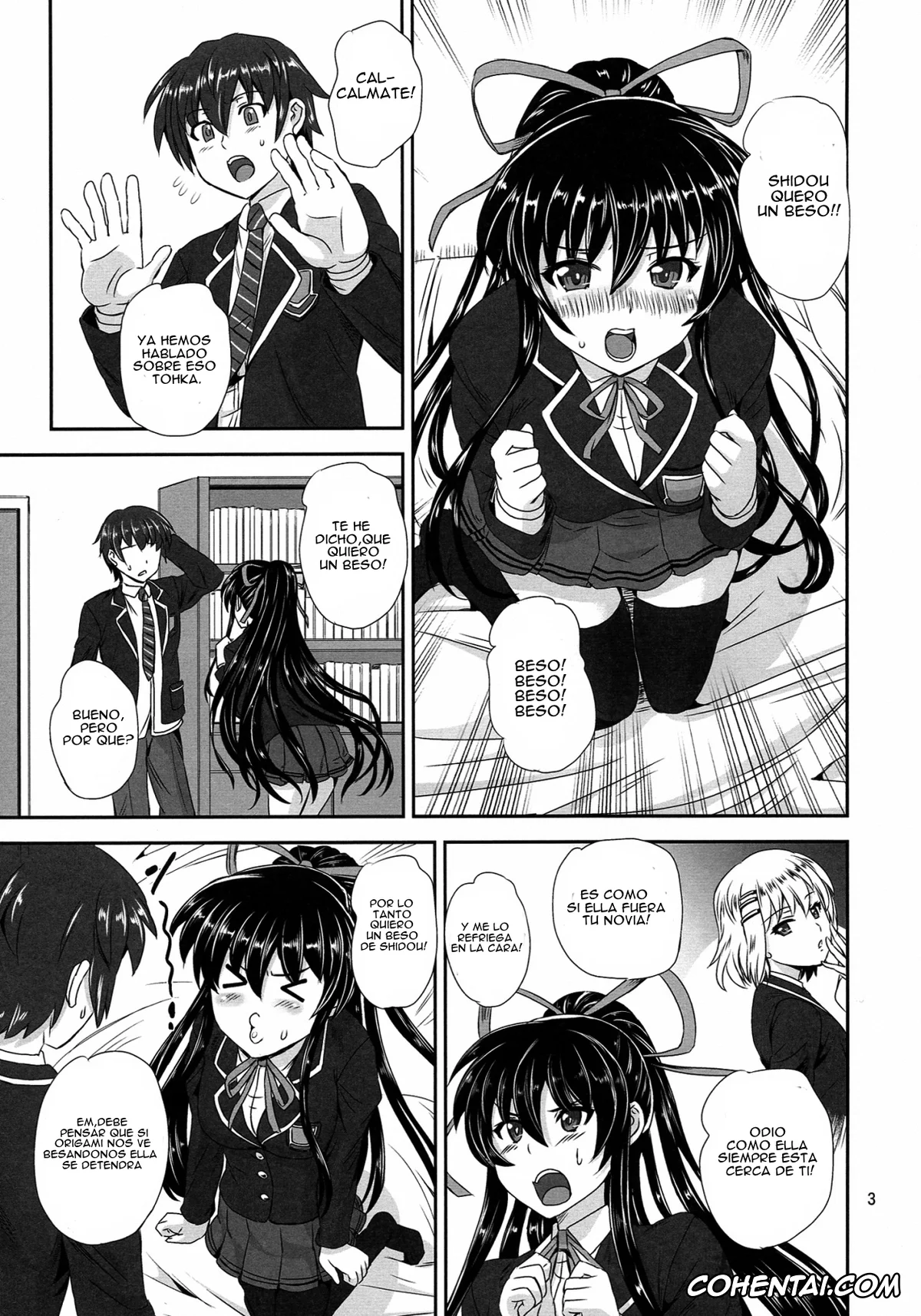 Date A Live porno, Shido Itsuka porno, Tohka Yatogami porno, Tohka BEDEND (Date A Live), pagina 2