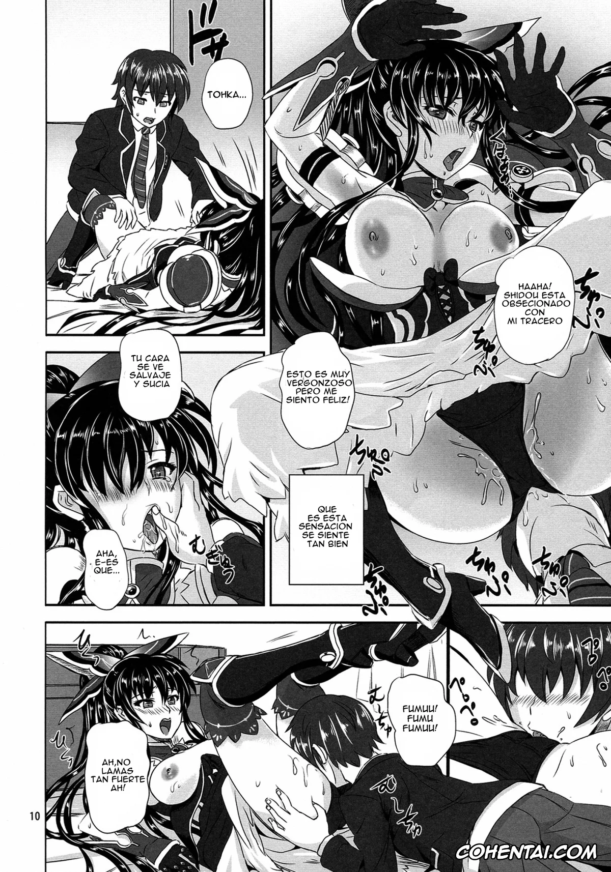 Date A Live hentai, Shido Itsuka hentai, Tohka Yatogami hentai, Tohka BEDEND (Date A Live), pagina 9