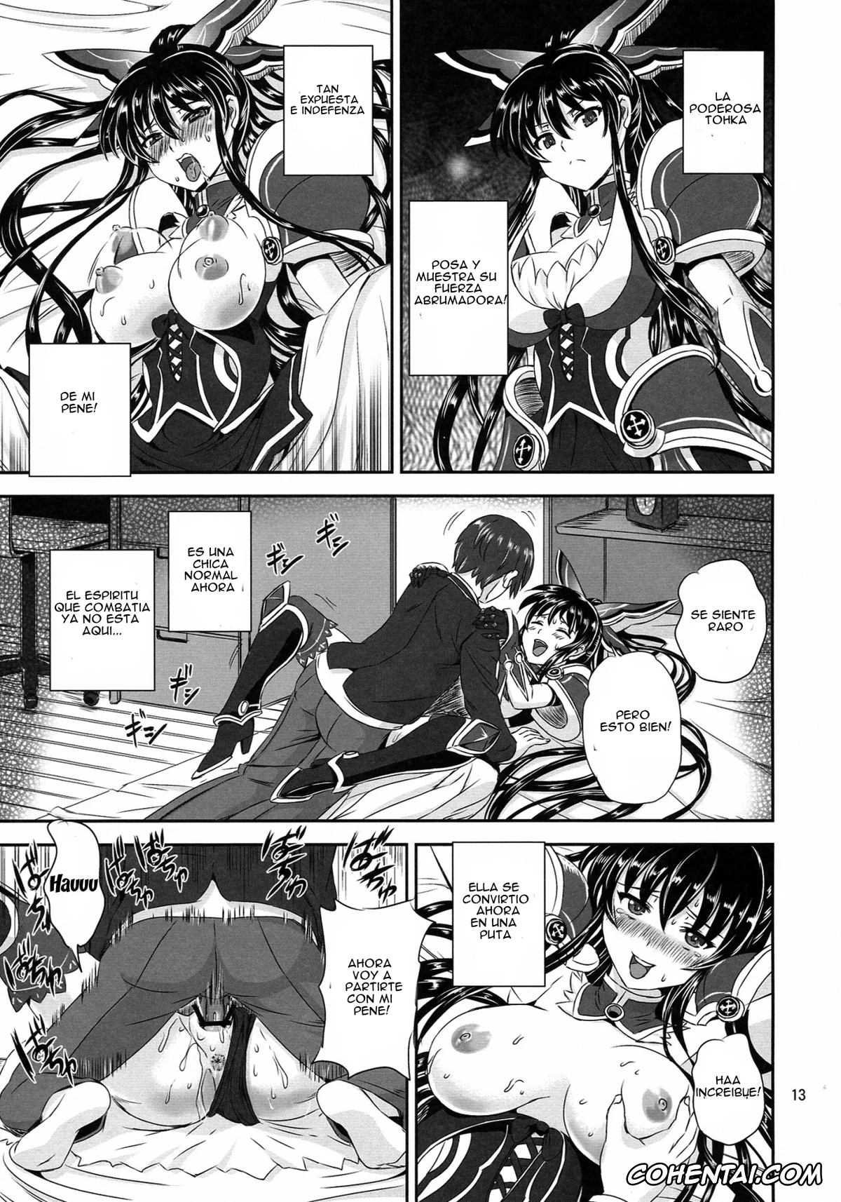 Date A Live hentai, Shido Itsuka hentai, Tohka Yatogami hentai, Tohka BEDEND (Date A Live), pagina 12