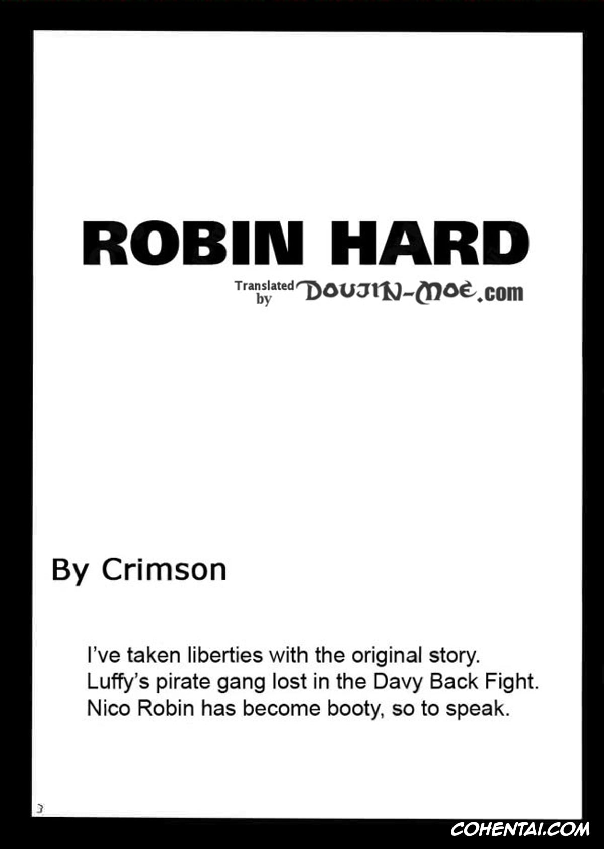 One Piece porno, Nico Robin porno, Robin Hard (One Piece), pagina 2