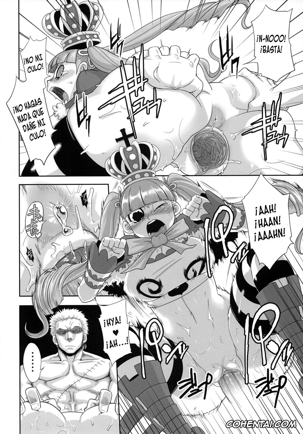 One Piece hentai, Boa Hancock hentai, Marguerite hentai, Monkey D. Luffy hentai, Perona hentai, Roronoa Zoro hentai, Through The Wall (One Piece), pagina 18