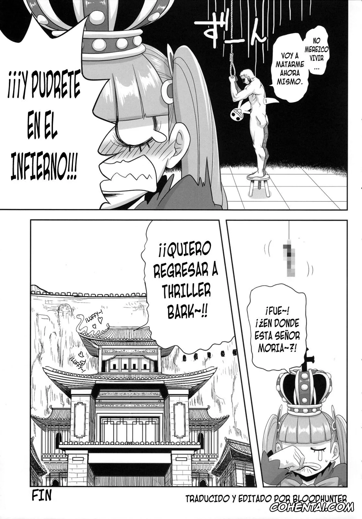 One Piece porno, Boa Hancock porno, Marguerite porno, Monkey D. Luffy porno, Perona porno, Roronoa Zoro porno, Through The Wall (One Piece), pagina 23