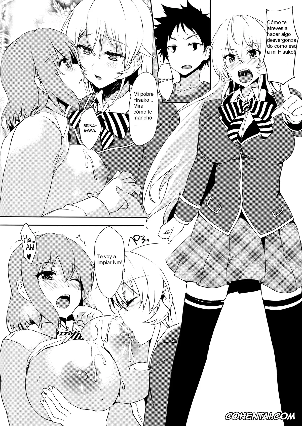 Shokugeki no Soma hentai, Erina Nakiri hentai, Hisako Arato hentai, Souma Yukihira hentai, Tabegoro (Shokugeki no Soma), pagina 9