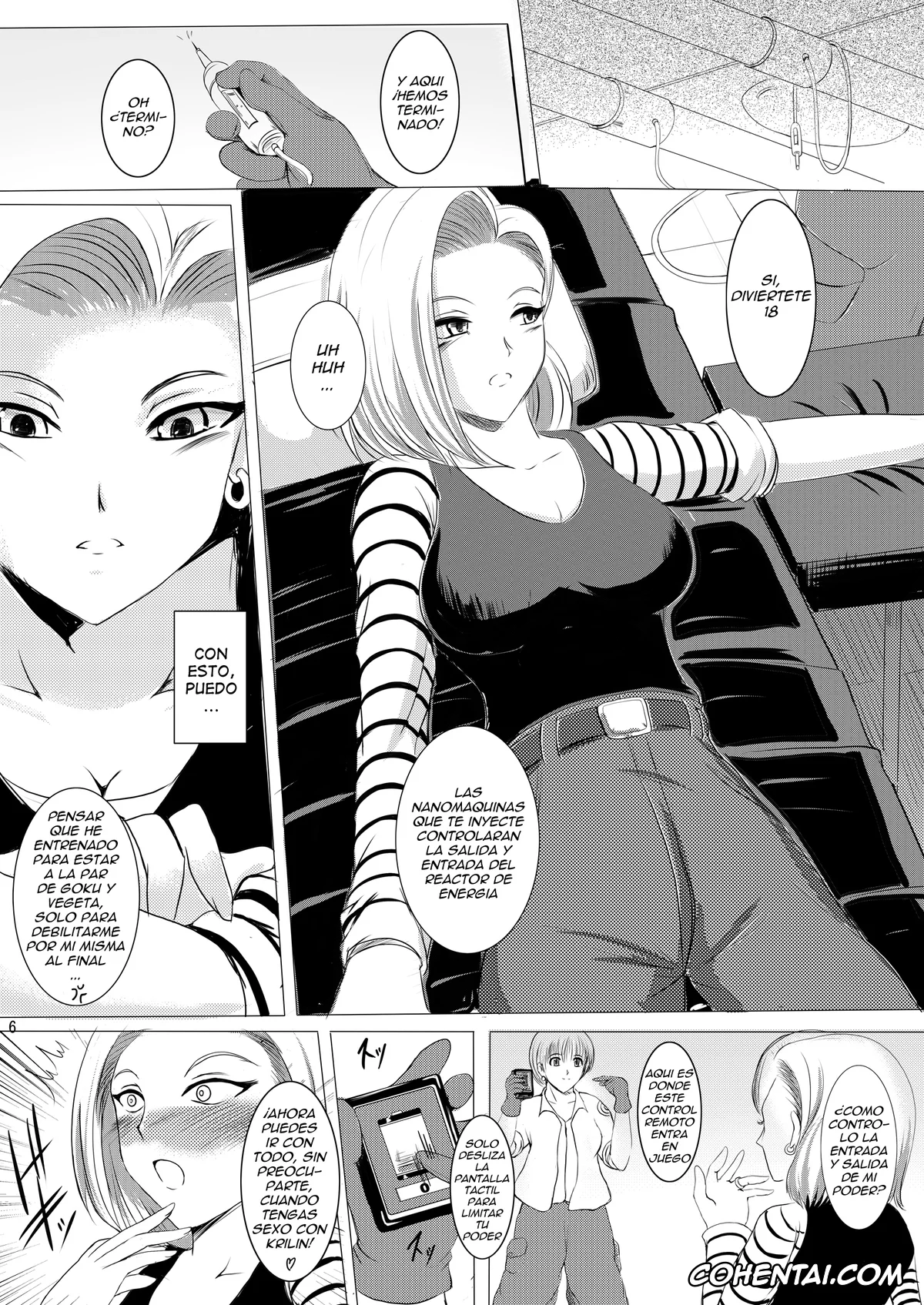 Dragon Ball Z porno, Android 18 porno, INFINITY18 (Dragon Ball Z), pagina 5