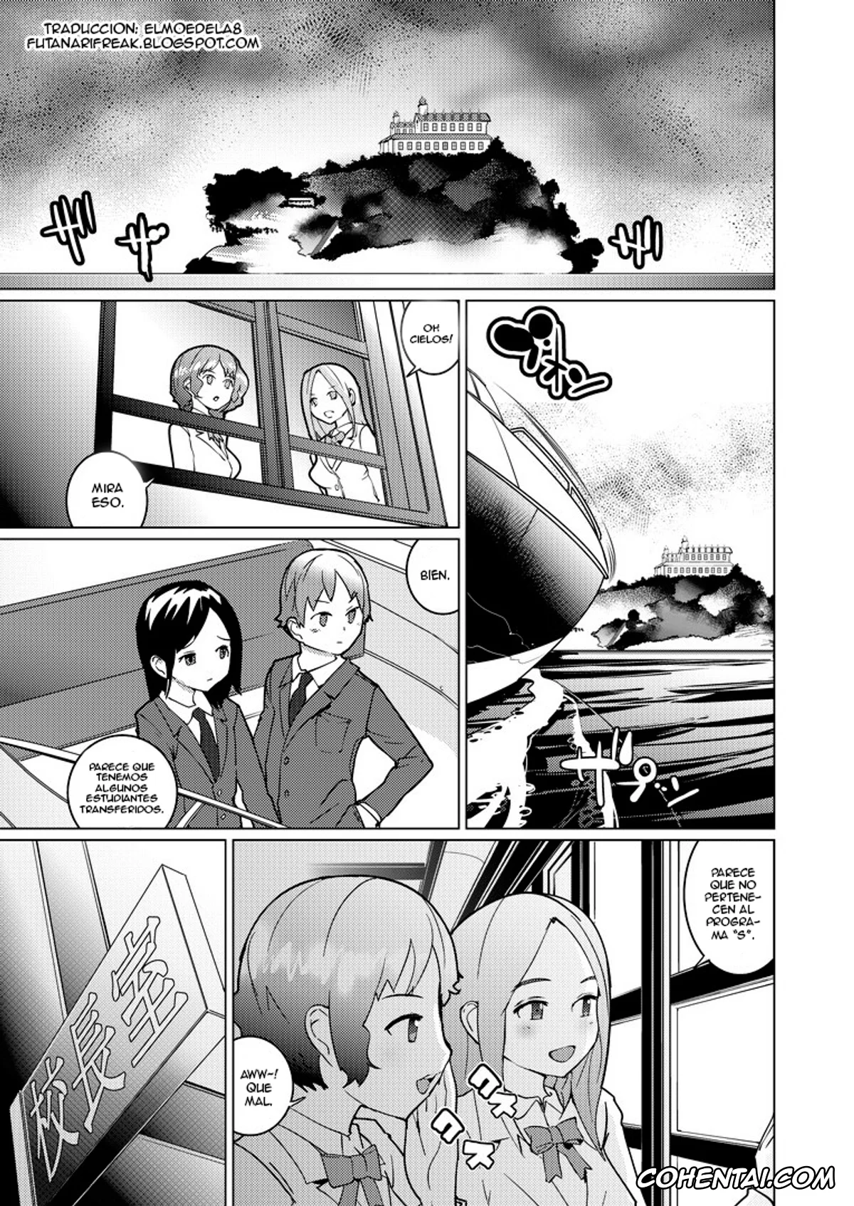Original xxx, Josou Mazo Danshi Kyousei Kyouiku Gakuen ~Futanari Shoujo-tachi ni Shitsuke Kerarete~, pagina 1
