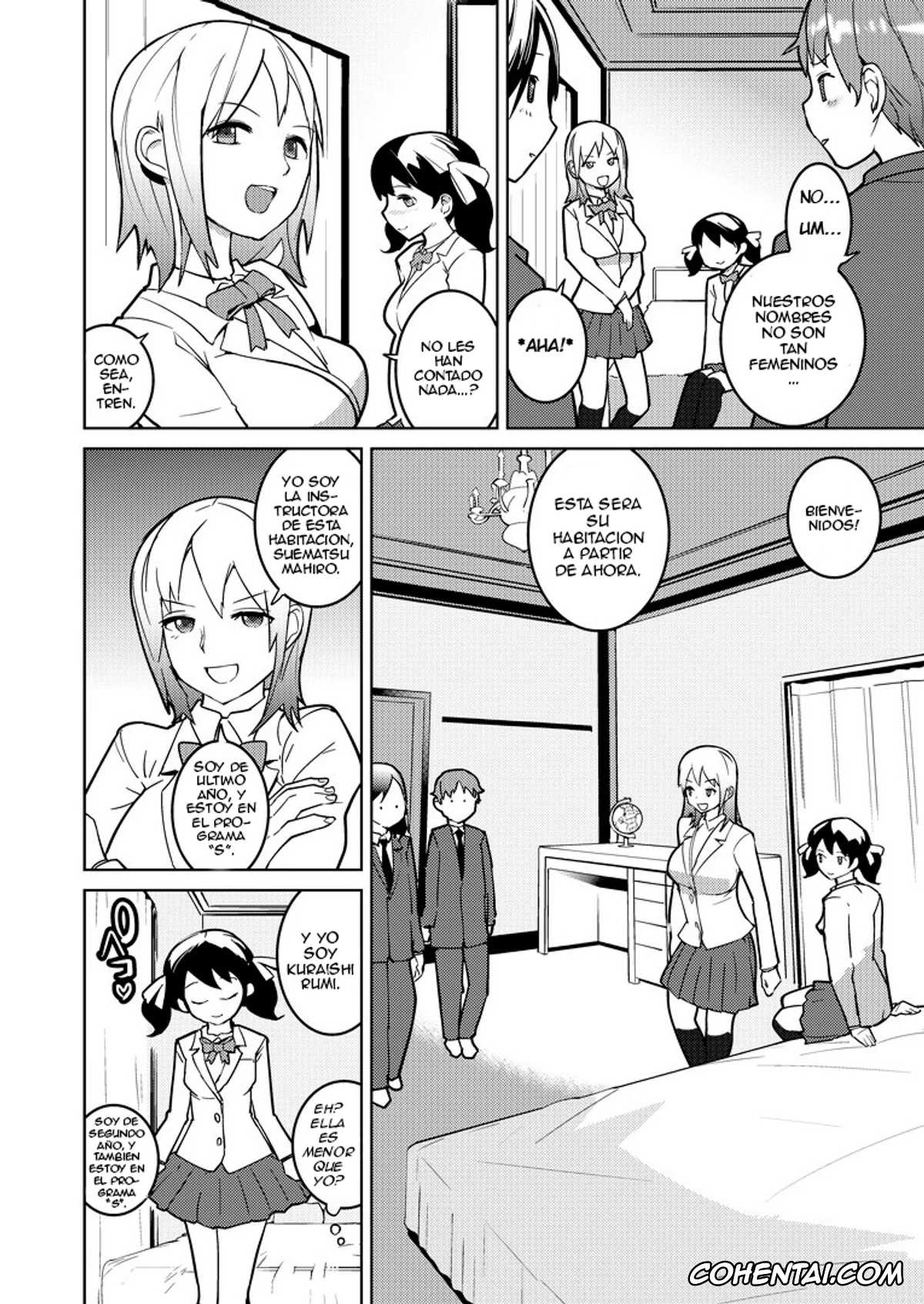 Original xxx, Josou Mazo Danshi Kyousei Kyouiku Gakuen ~Futanari Shoujo-tachi ni Shitsuke Kerarete~, pagina 4
