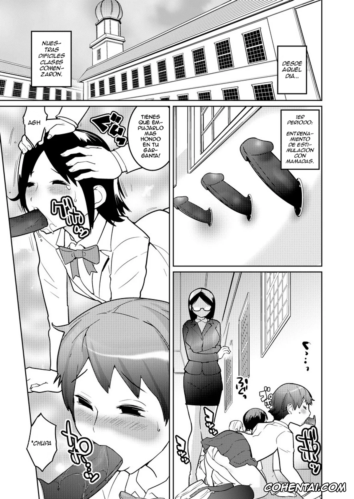 Original xxx, Josou Mazo Danshi Kyousei Kyouiku Gakuen ~Futanari Shoujo-tachi ni Shitsuke Kerarete~, pagina 13