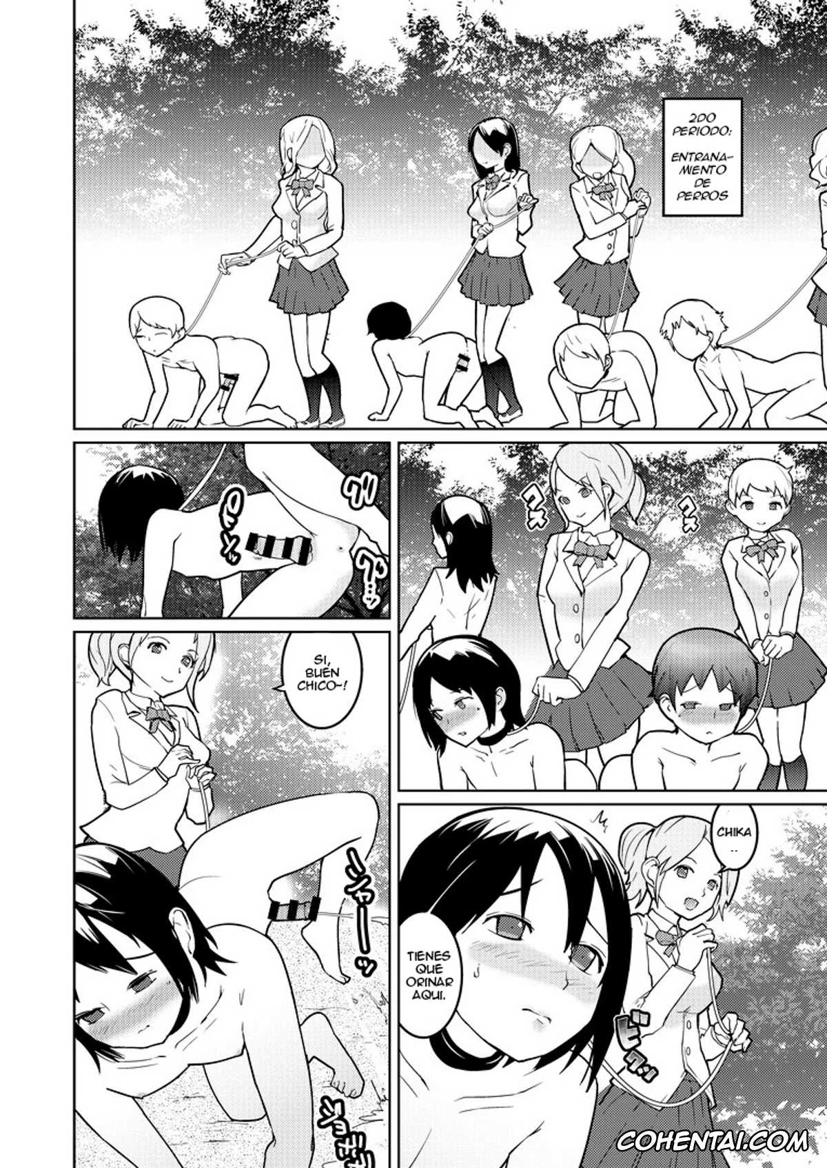Original porno, Josou Mazo Danshi Kyousei Kyouiku Gakuen ~Futanari Shoujo-tachi ni Shitsuke Kerarete~, pagina 14