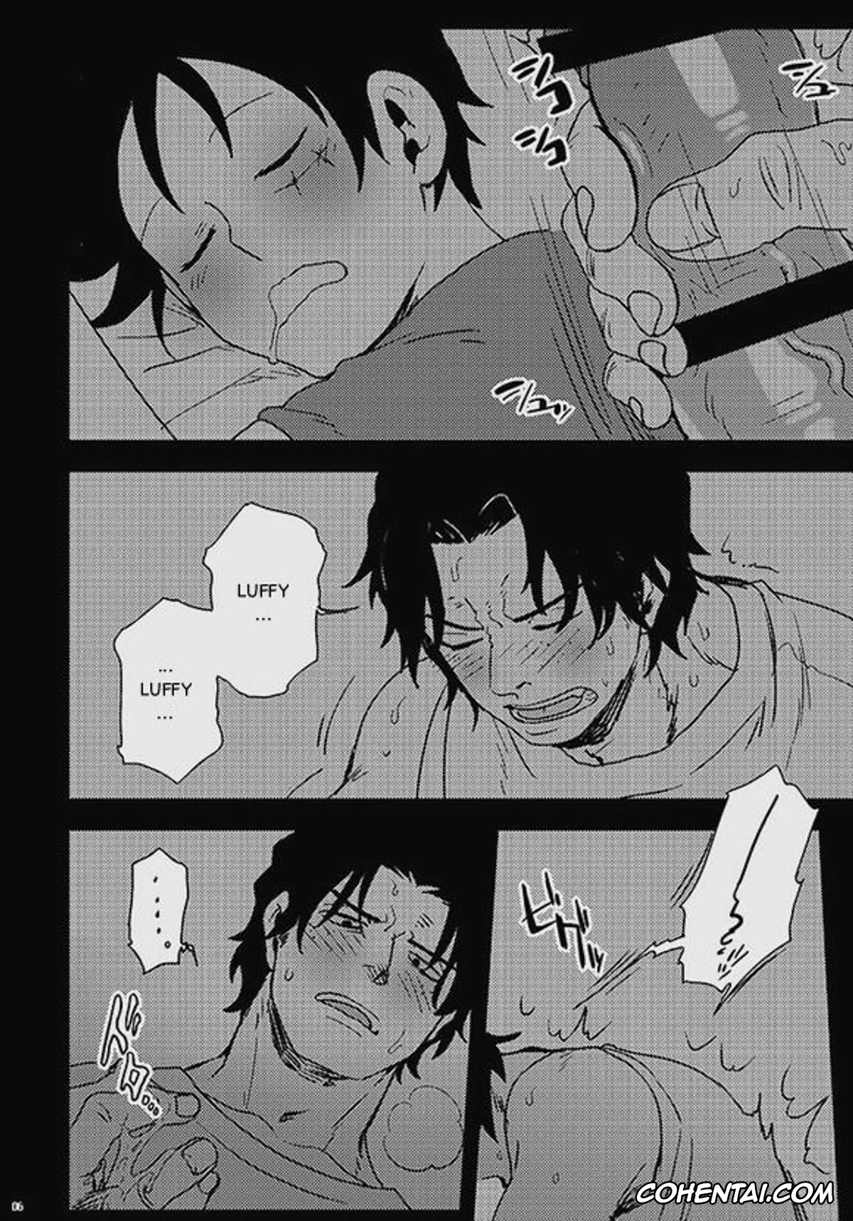 One Piece xxx, Monkey D. Luffy xxx, Portgas D. Ace xxx, Himitsu (One Piece), pagina 4
