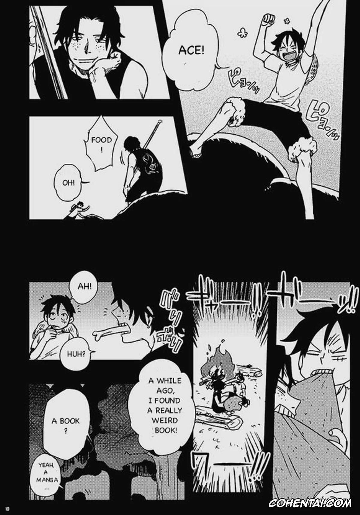 One Piece porno, Monkey D. Luffy porno, Portgas D. Ace porno, Himitsu (One Piece), pagina 8