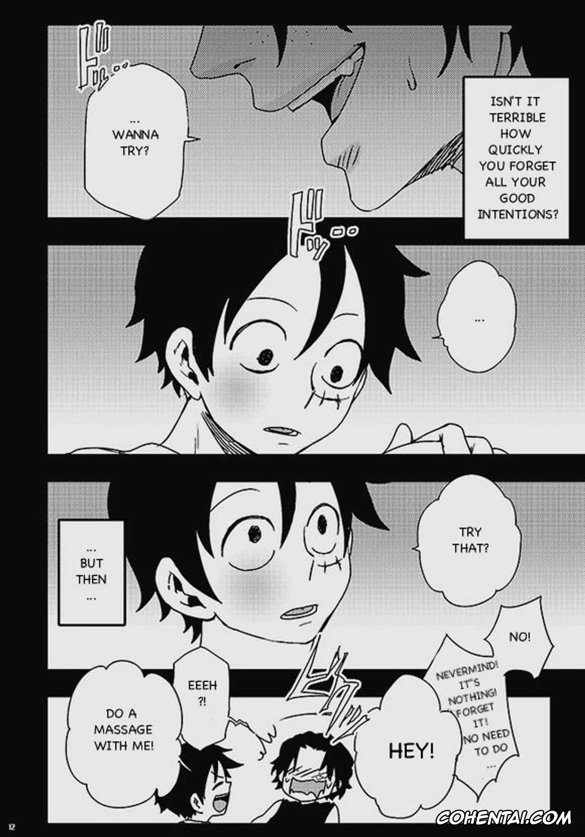 One Piece xxx, Monkey D. Luffy xxx, Portgas D. Ace xxx, Himitsu (One Piece), pagina 10