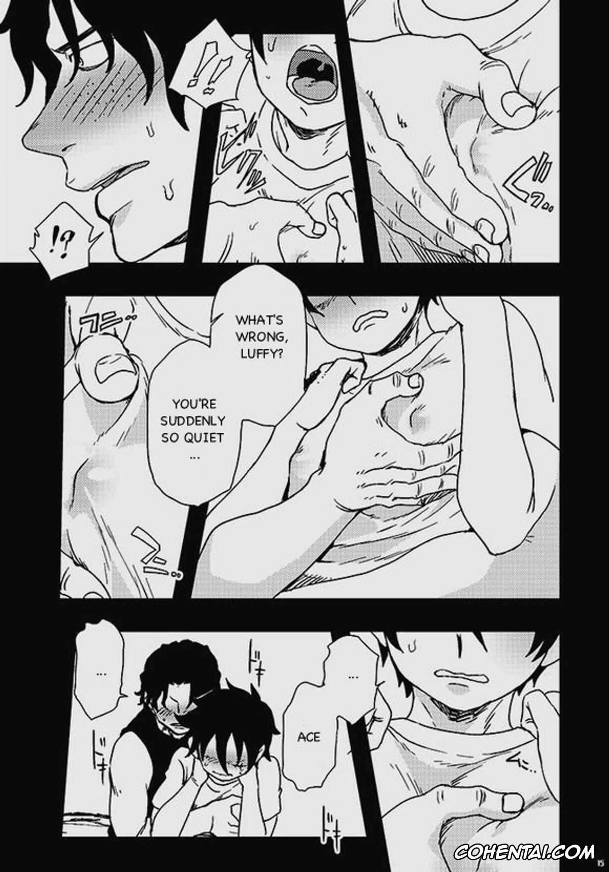 One Piece xxx, Monkey D. Luffy xxx, Portgas D. Ace xxx, Himitsu (One Piece), pagina 13