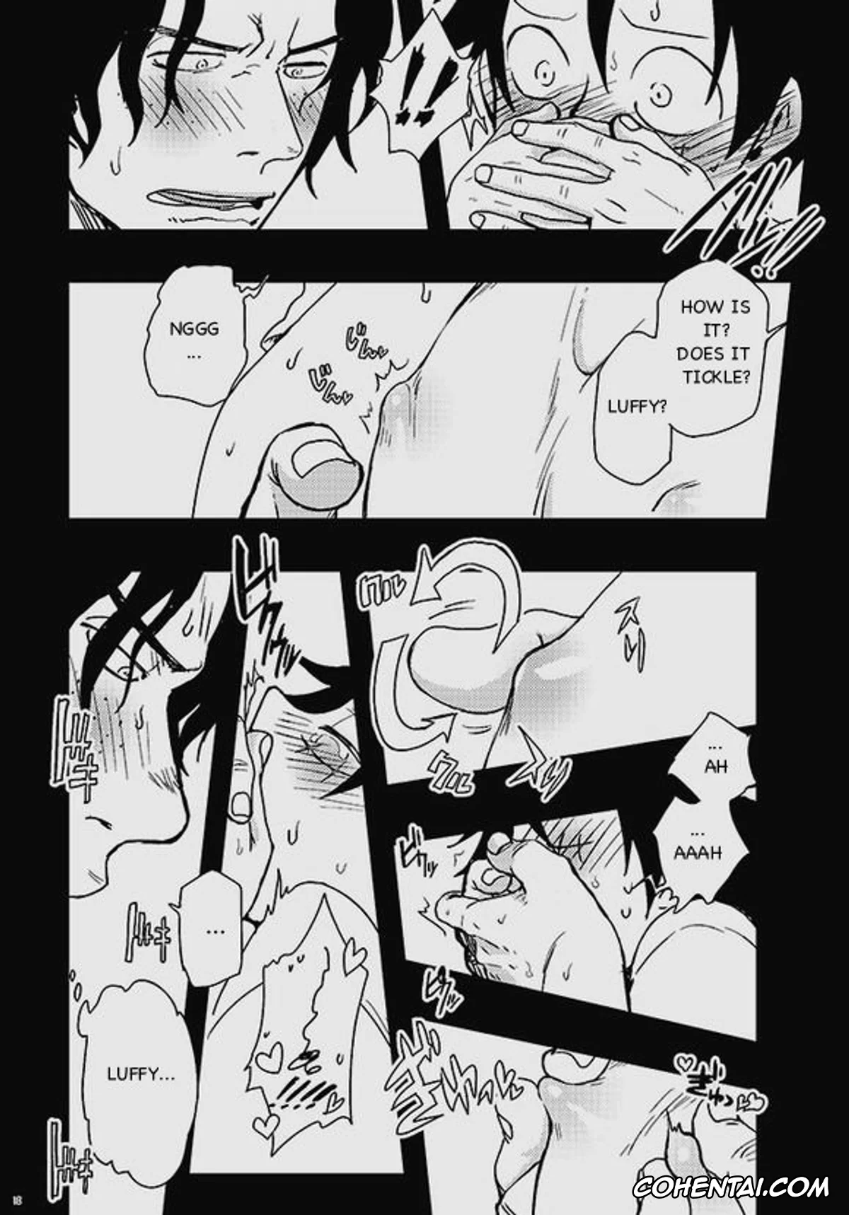 One Piece xxx, Monkey D. Luffy xxx, Portgas D. Ace xxx, Himitsu (One Piece), pagina 16