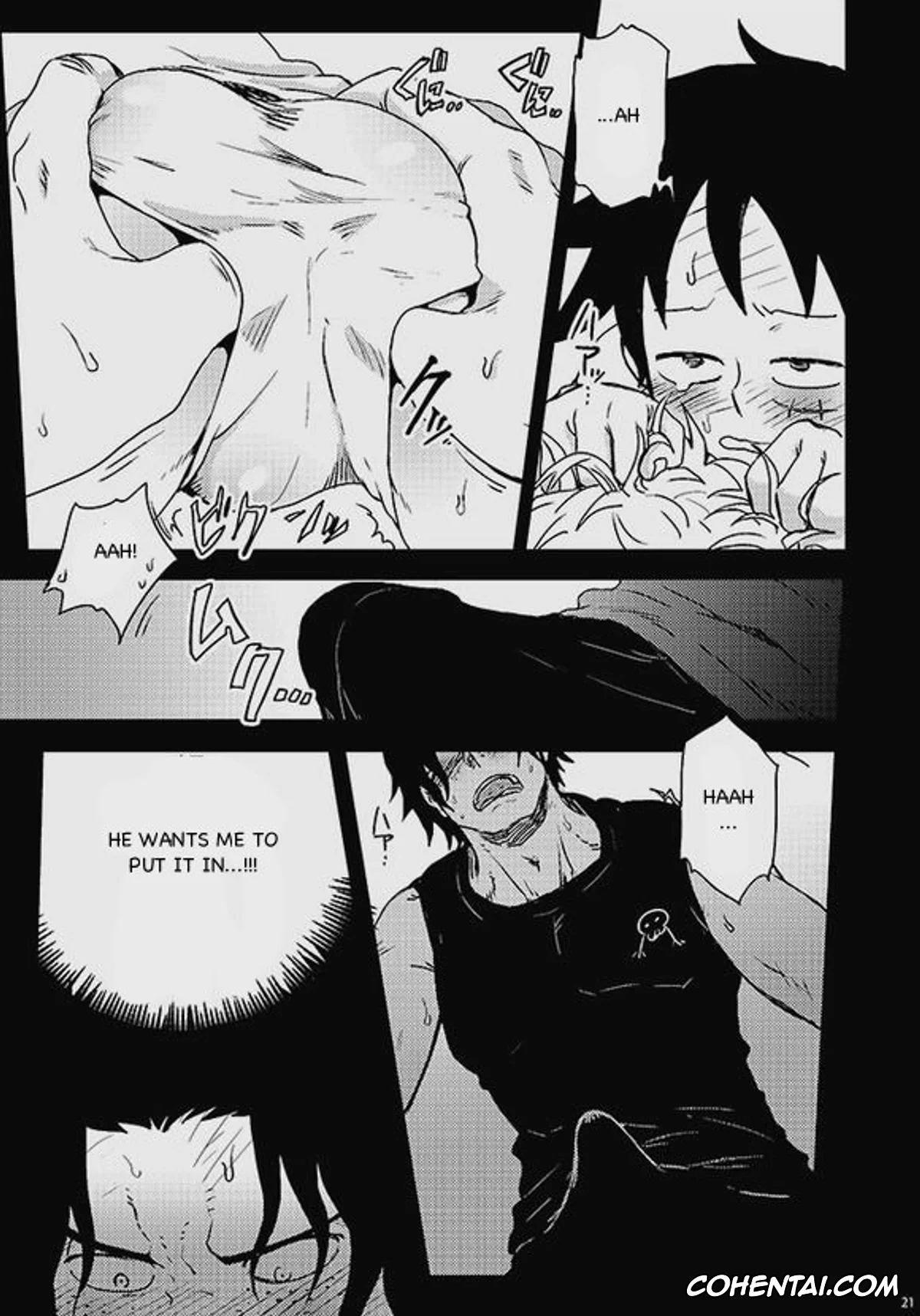 One Piece xxx, Monkey D. Luffy xxx, Portgas D. Ace xxx, Himitsu (One Piece), pagina 19