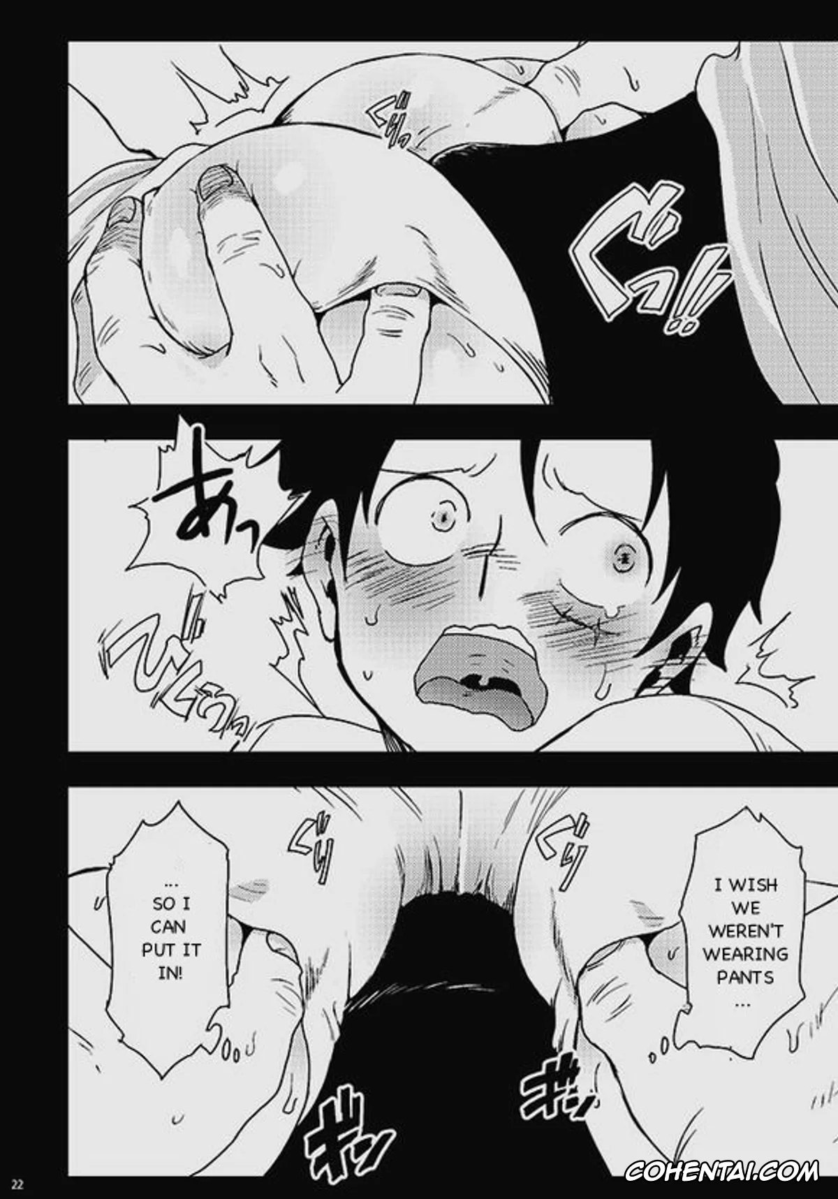 One Piece porno, Monkey D. Luffy porno, Portgas D. Ace porno, Himitsu (One Piece), pagina 20