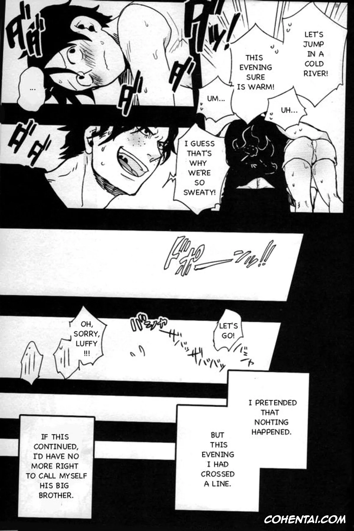 One Piece hentai, Monkey D. Luffy hentai, Portgas D. Ace hentai, Himitsu (One Piece), pagina 27
