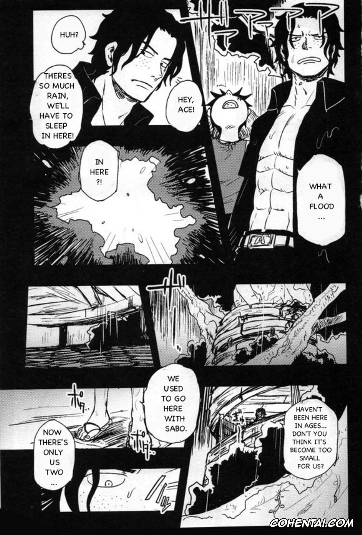 One Piece xxx, Monkey D. Luffy xxx, Portgas D. Ace xxx, Himitsu (One Piece), pagina 31