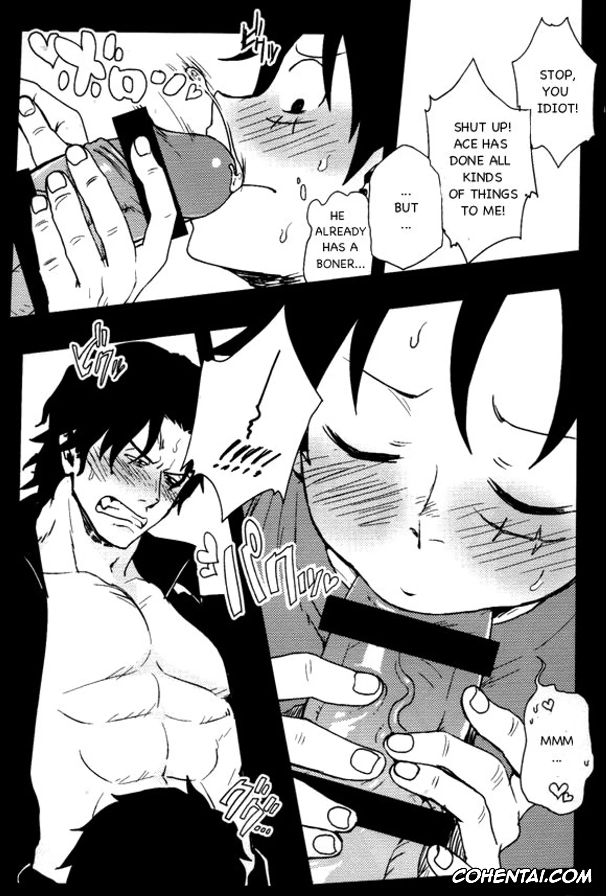 One Piece xxx, Monkey D. Luffy xxx, Portgas D. Ace xxx, Himitsu (One Piece), pagina 37