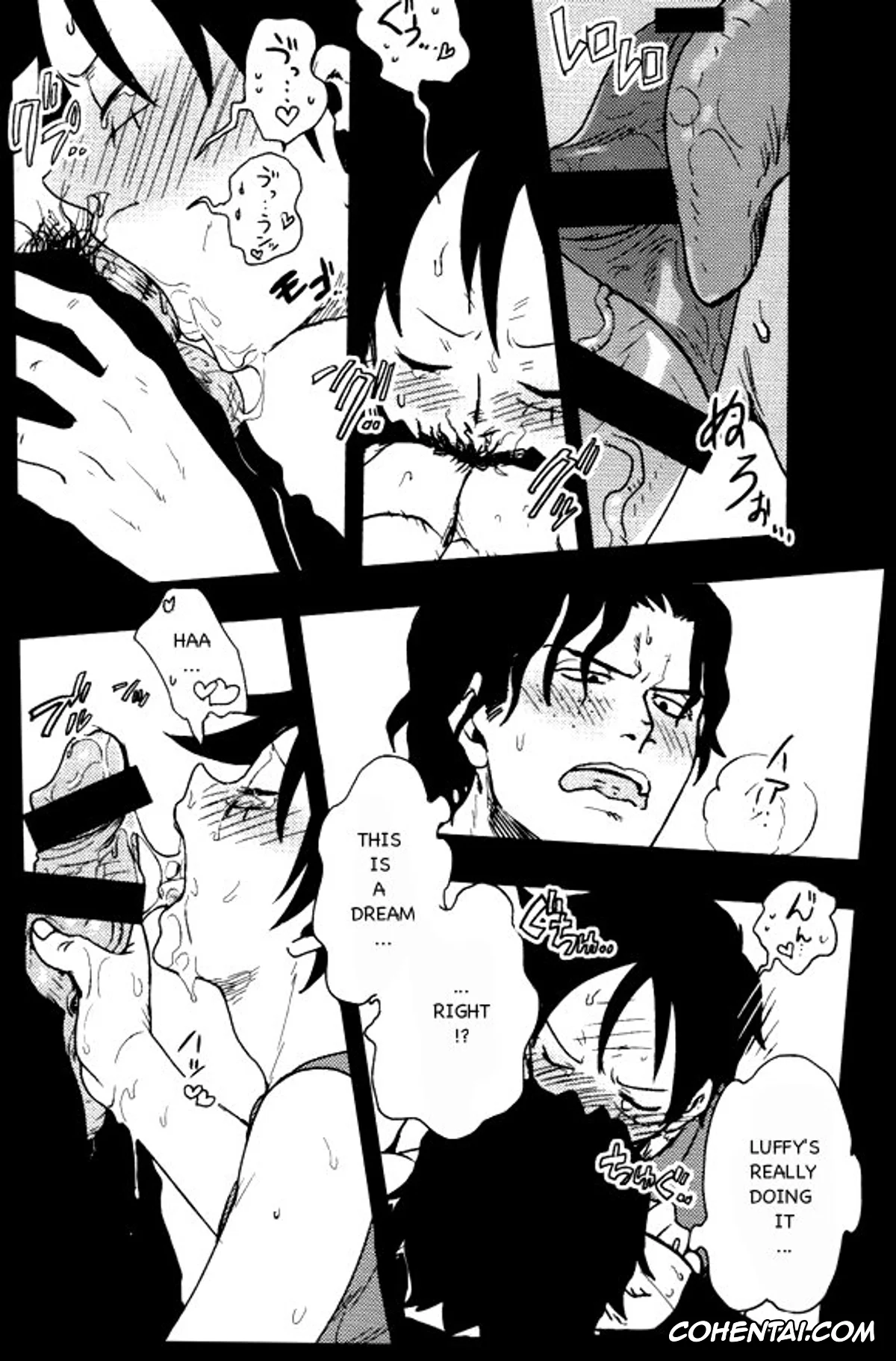 One Piece porno, Monkey D. Luffy porno, Portgas D. Ace porno, Himitsu (One Piece), pagina 38