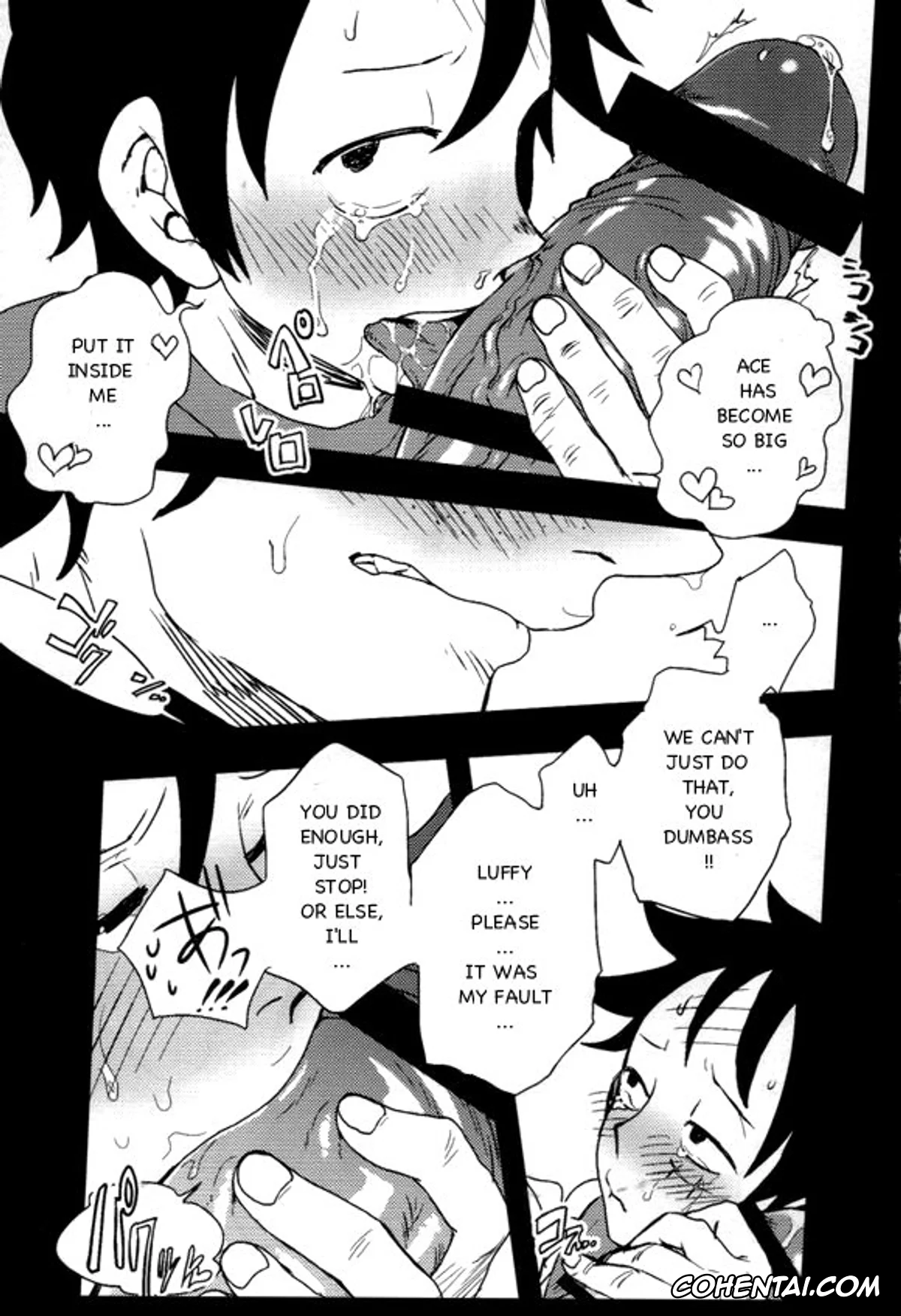 One Piece hentai, Monkey D. Luffy hentai, Portgas D. Ace hentai, Himitsu (One Piece), pagina 39
