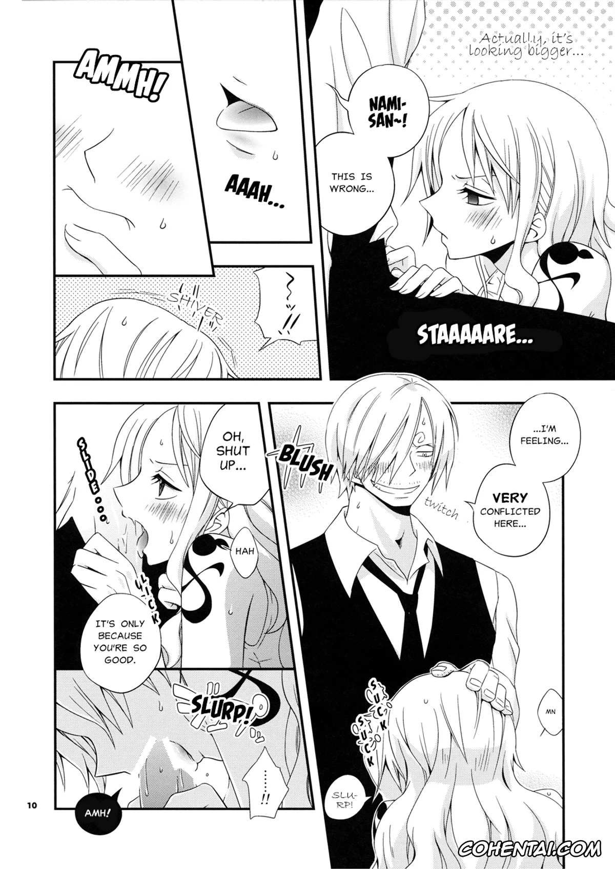One Piece xxx, Nami xxx, Sanji Vinsmoke xxx, Young And Pretty Lover (One Piece), pagina 10