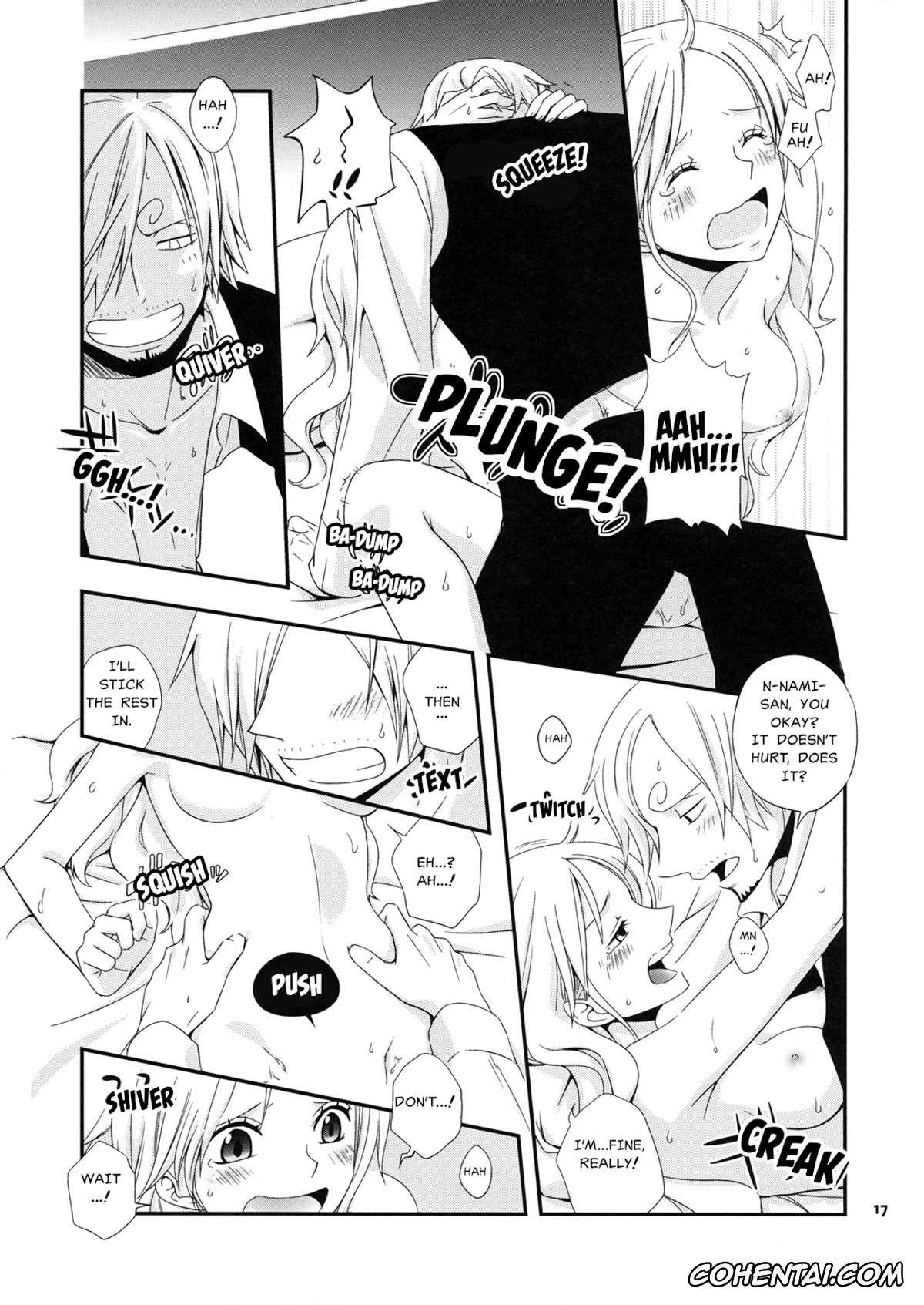 One Piece hentai, Nami hentai, Sanji Vinsmoke hentai, Young And Pretty Lover (One Piece), pagina 18