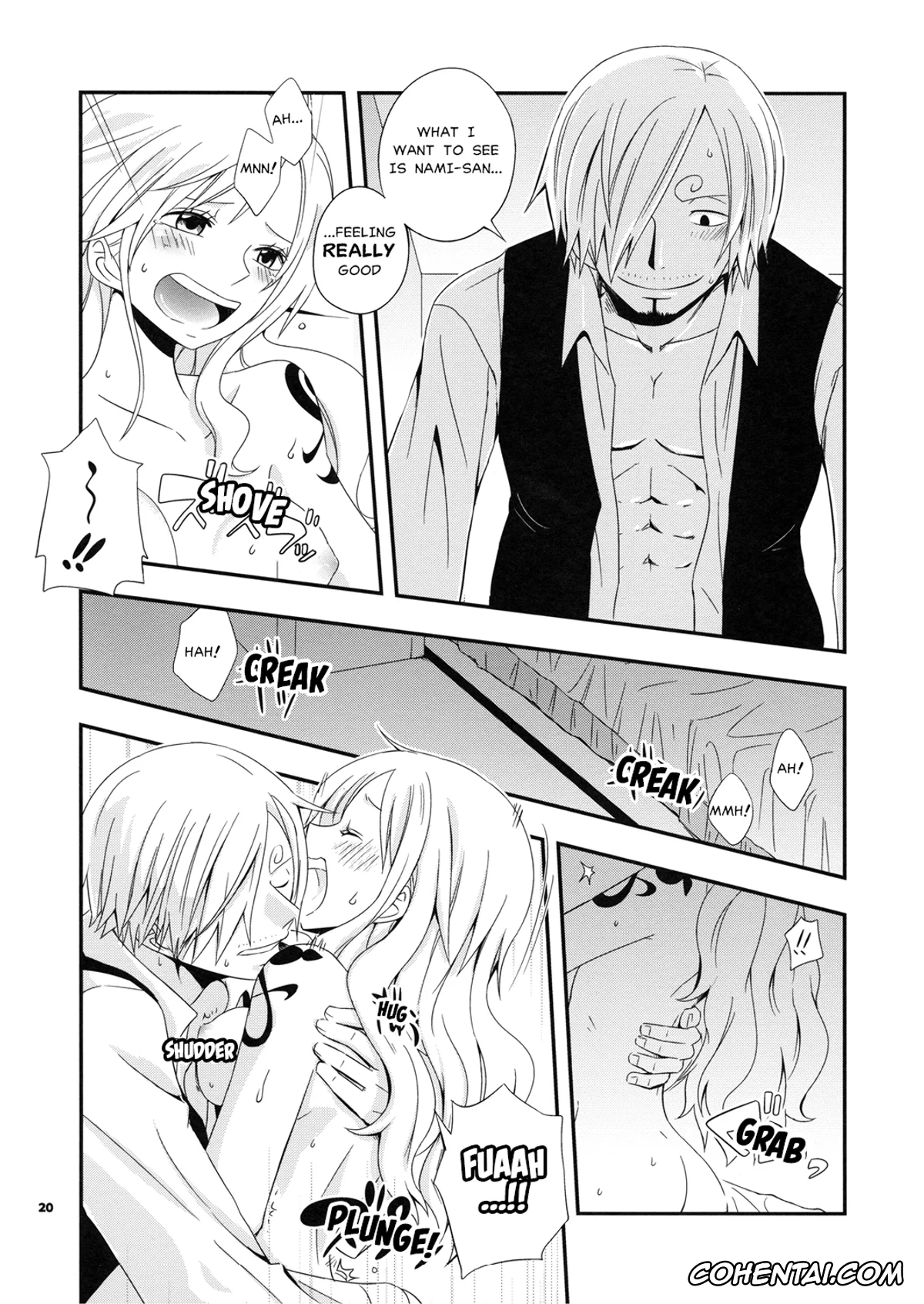 One Piece hentai, Nami hentai, Sanji Vinsmoke hentai, Young And Pretty Lover (One Piece), pagina 21