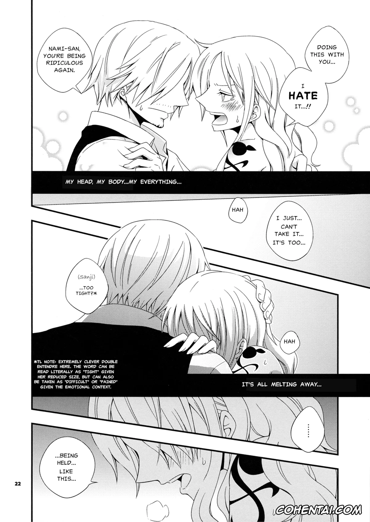 One Piece porno, Nami porno, Sanji Vinsmoke porno, Young And Pretty Lover (One Piece), pagina 23
