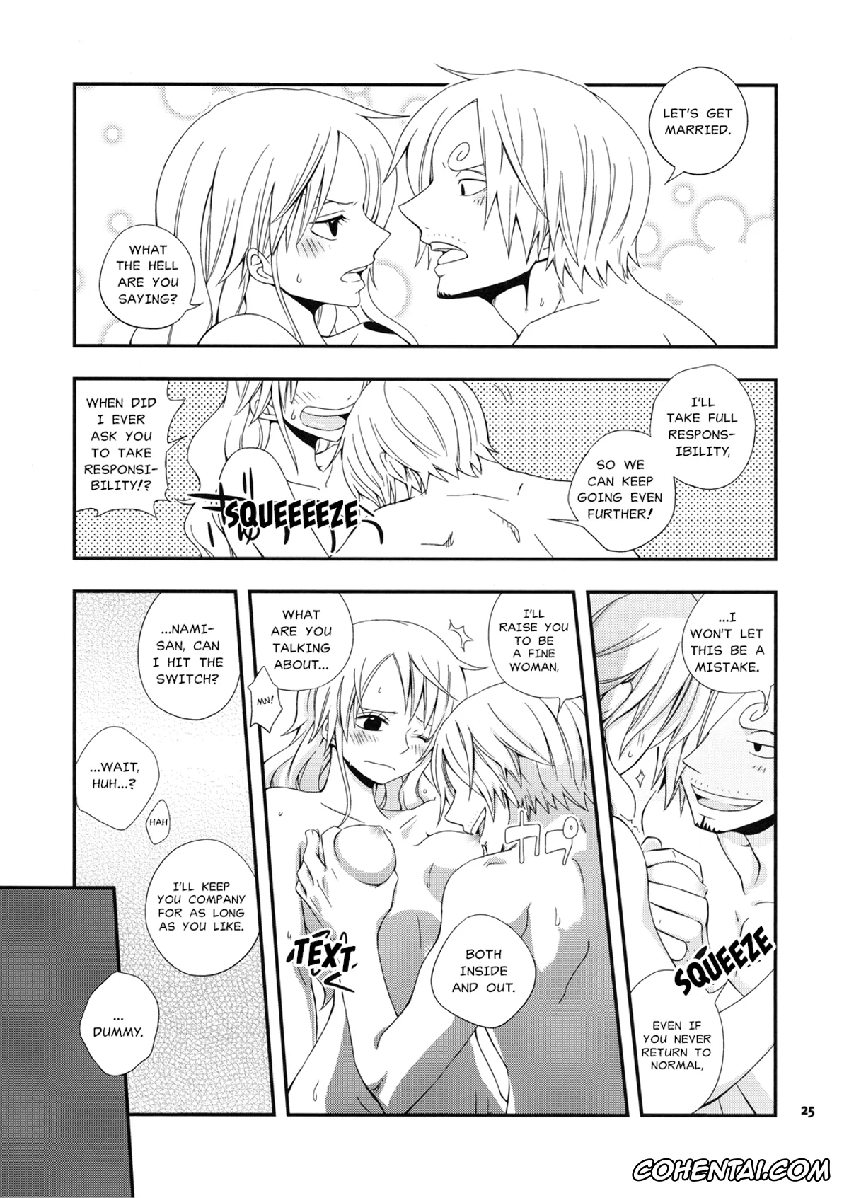 One Piece porno, Nami porno, Sanji Vinsmoke porno, Young And Pretty Lover (One Piece), pagina 26