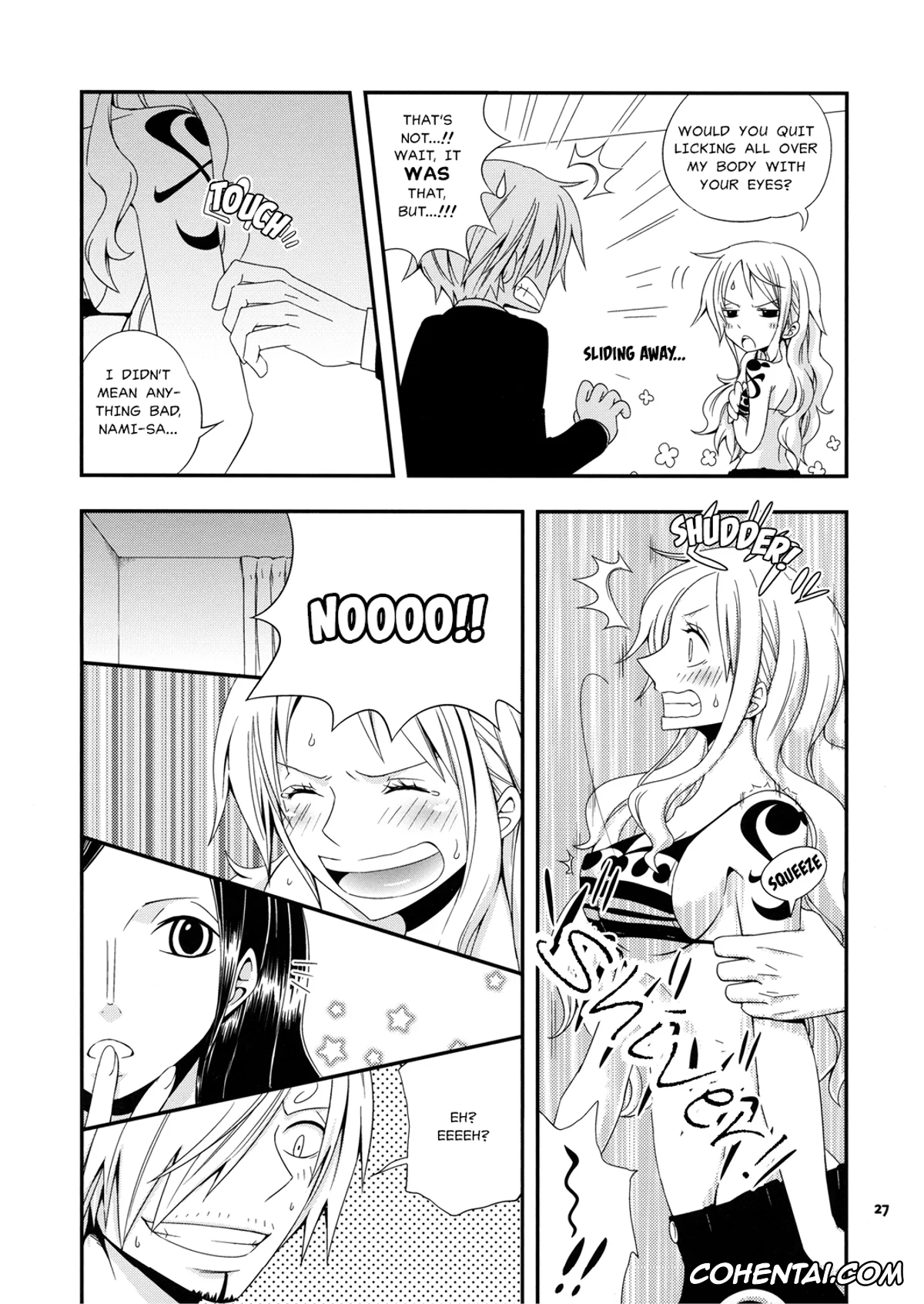 One Piece xxx, Nami xxx, Sanji Vinsmoke xxx, Young And Pretty Lover (One Piece), pagina 28