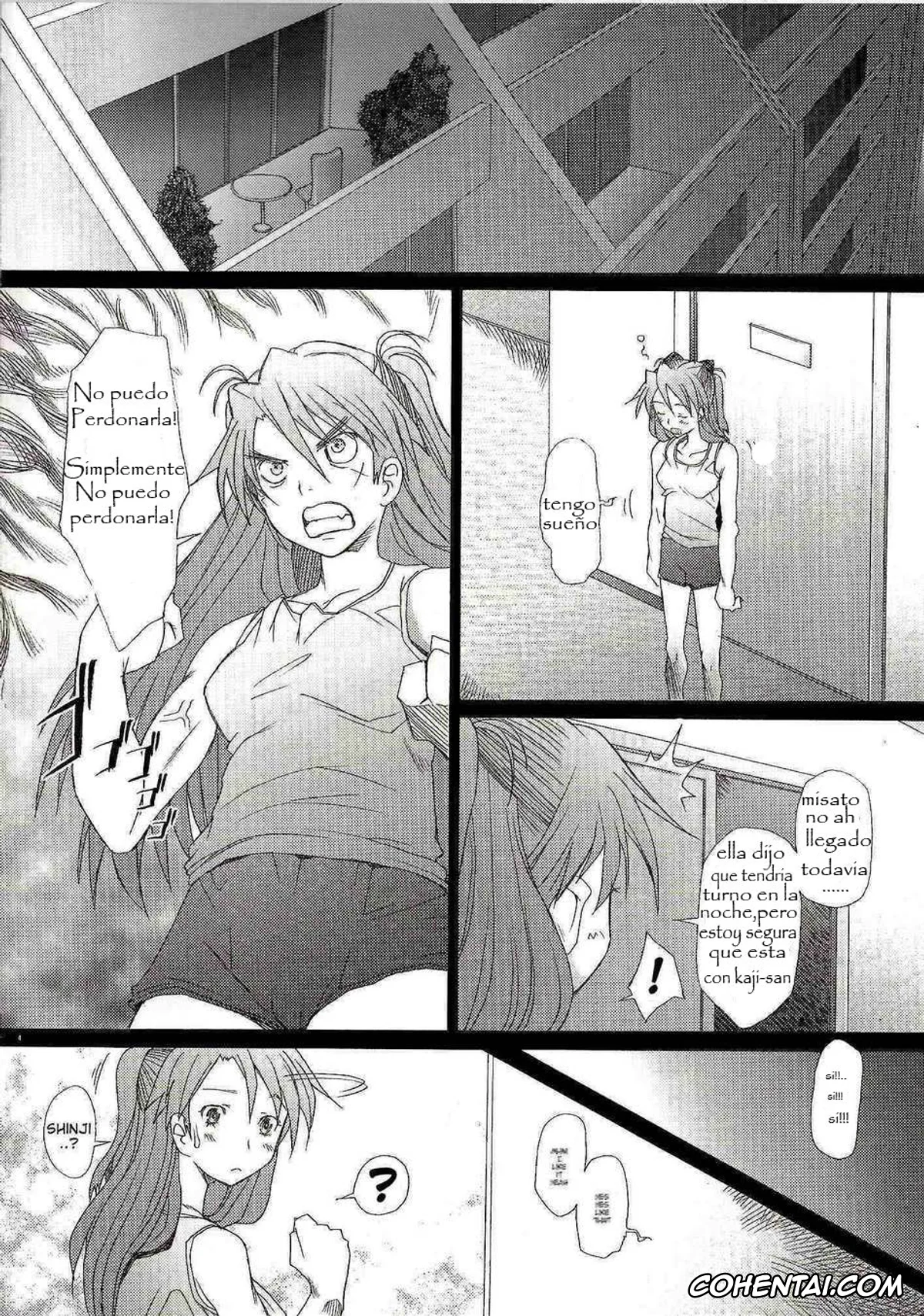 Neon Genesis Evangelion hentai, Asuka Langley Soryu hentai, Shinji Ikari hentai, Confusion LEVEL A (Neon Genesis Evangelion), pagina 3