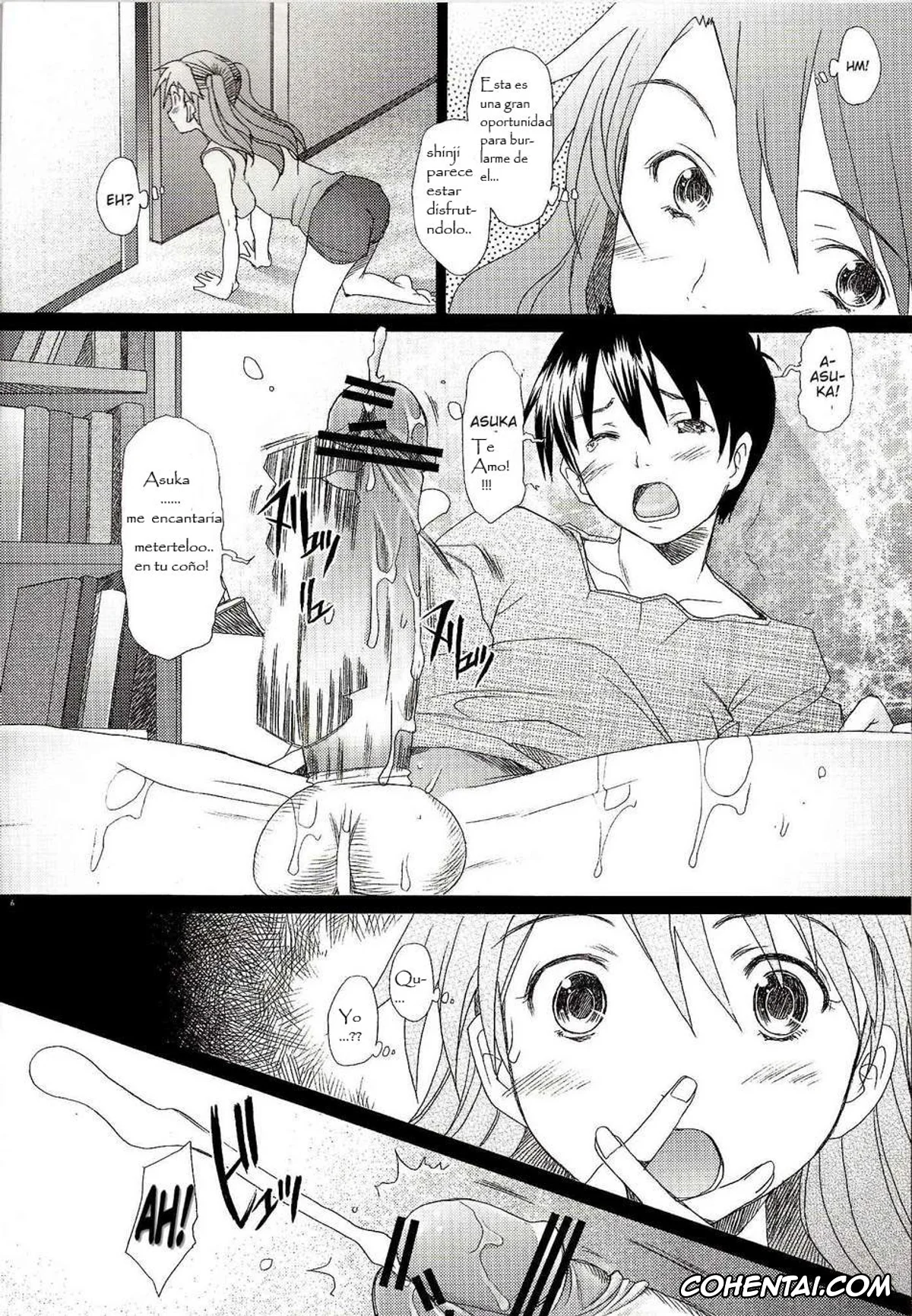 Neon Genesis Evangelion porno, Asuka Langley Soryu porno, Shinji Ikari porno, Confusion LEVEL A (Neon Genesis Evangelion), pagina 5
