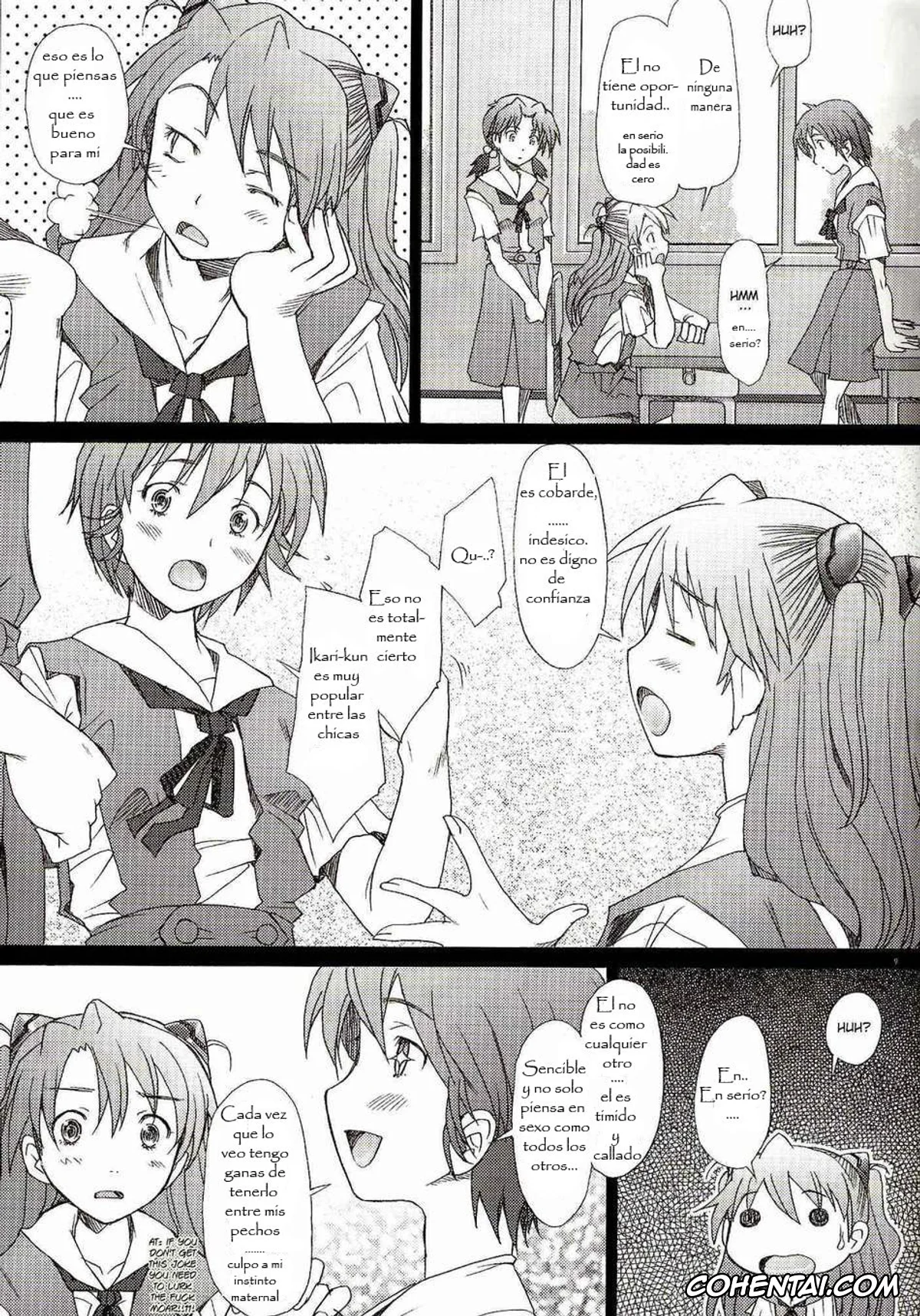 Neon Genesis Evangelion porno, Asuka Langley Soryu porno, Shinji Ikari porno, Confusion LEVEL A (Neon Genesis Evangelion), pagina 8